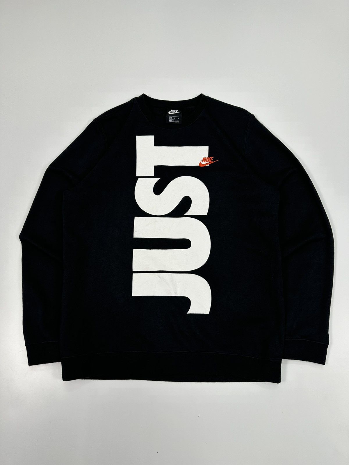 Nike Nike Just Do It Big Logo CrewNeck A620 Size US M / EU 48-50 / 2 - 3 Thumbnail