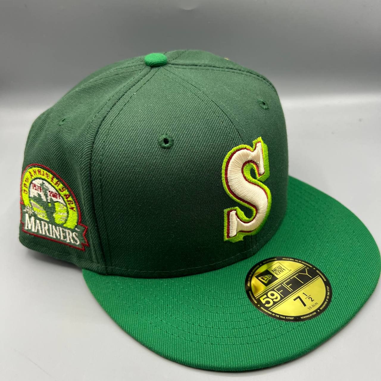 Seattle Mariners Hat Men 1/2 59Fifty New Era Fitted Cap
