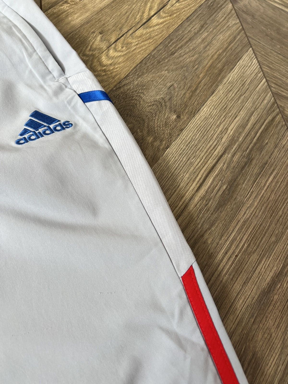 Adidas Vintage Adidas Olympique Lyon Pants Football Track Bottoms Size US 33 - 12 Thumbnail