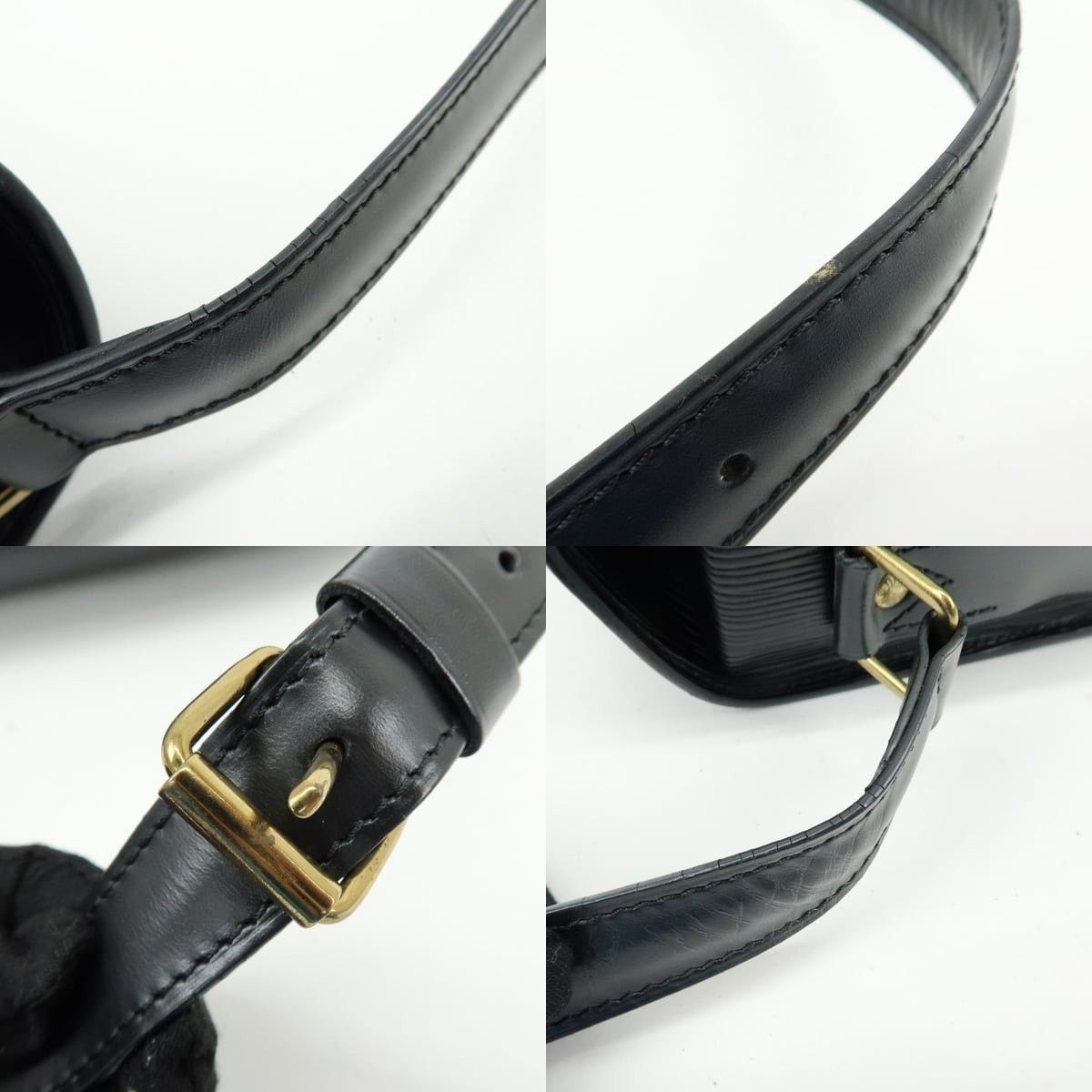 Louis Vuitton Louis Vuitton Epi Cartouchiere Shoulder Bag Black Size ONE SIZE - 4 Thumbnail