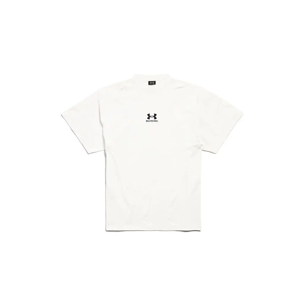 Balenciaga × Under Armour o1s1wg110425 Under Armour® T-Shirt Medium Fit in White Size US S / EU 44-46 / 1 - 1 Thumbnail
