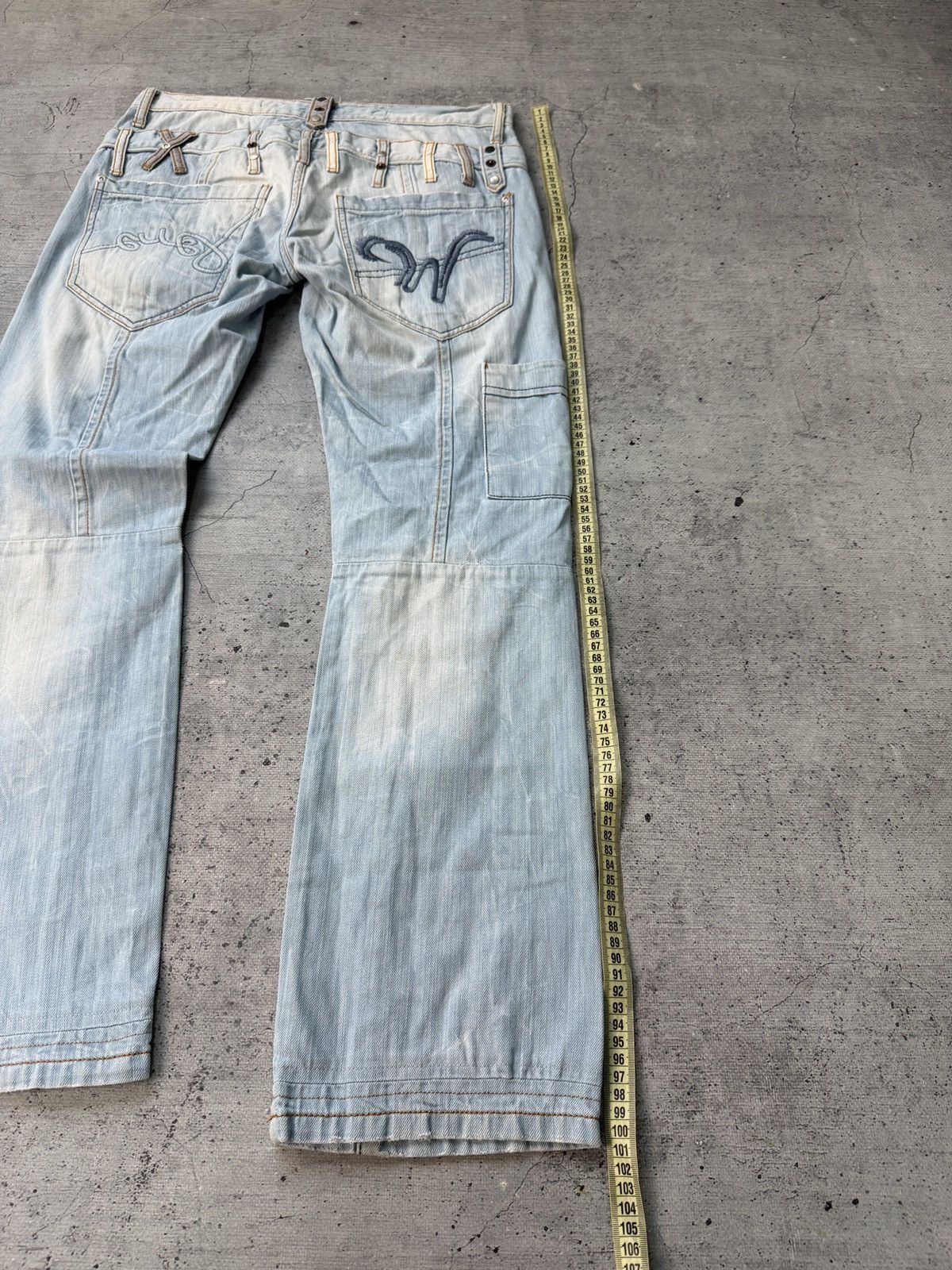 Japanese Brand Vintage Rap Style Cipo&Baxx Jeans Y2K Size US 29 - 7 Thumbnail