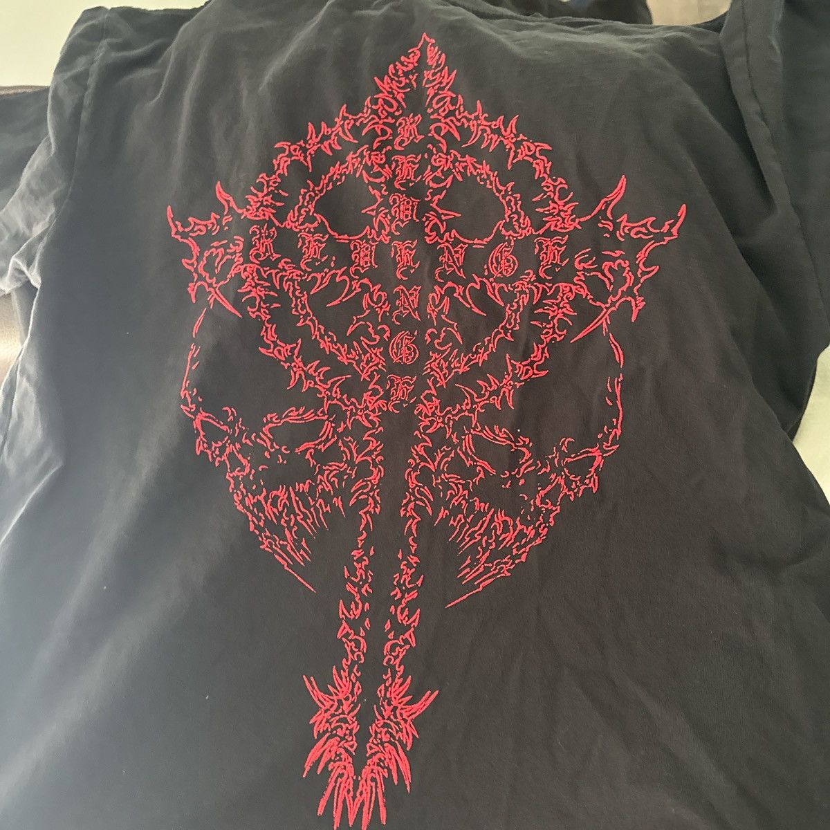 Revenge Revenge Anarchy Tee Black and Red Size US XL / EU 56 / 4 - 2 Thumbnail