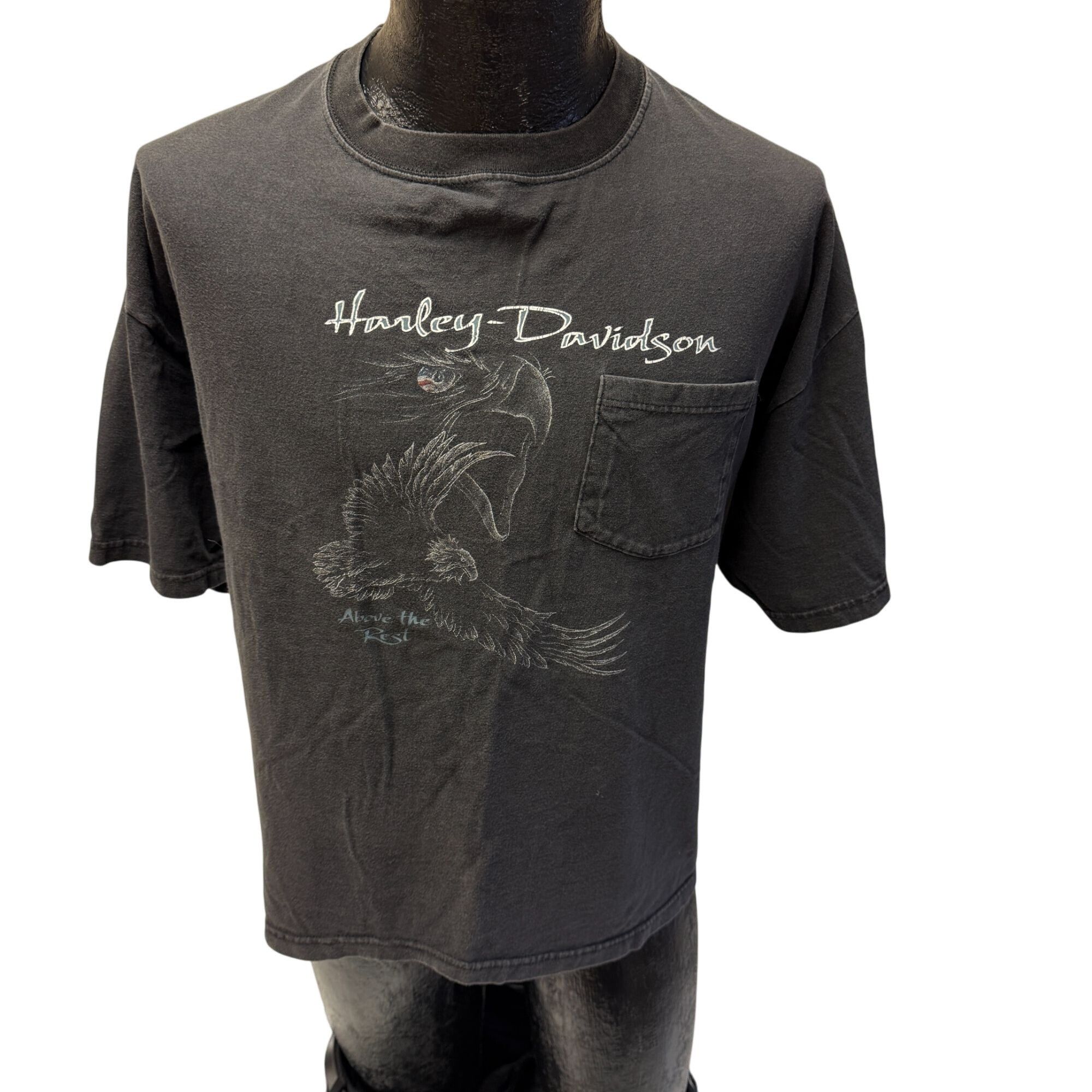 2002 SOARING EAGLE Above The Rest Motorcycle Biker T Shirt