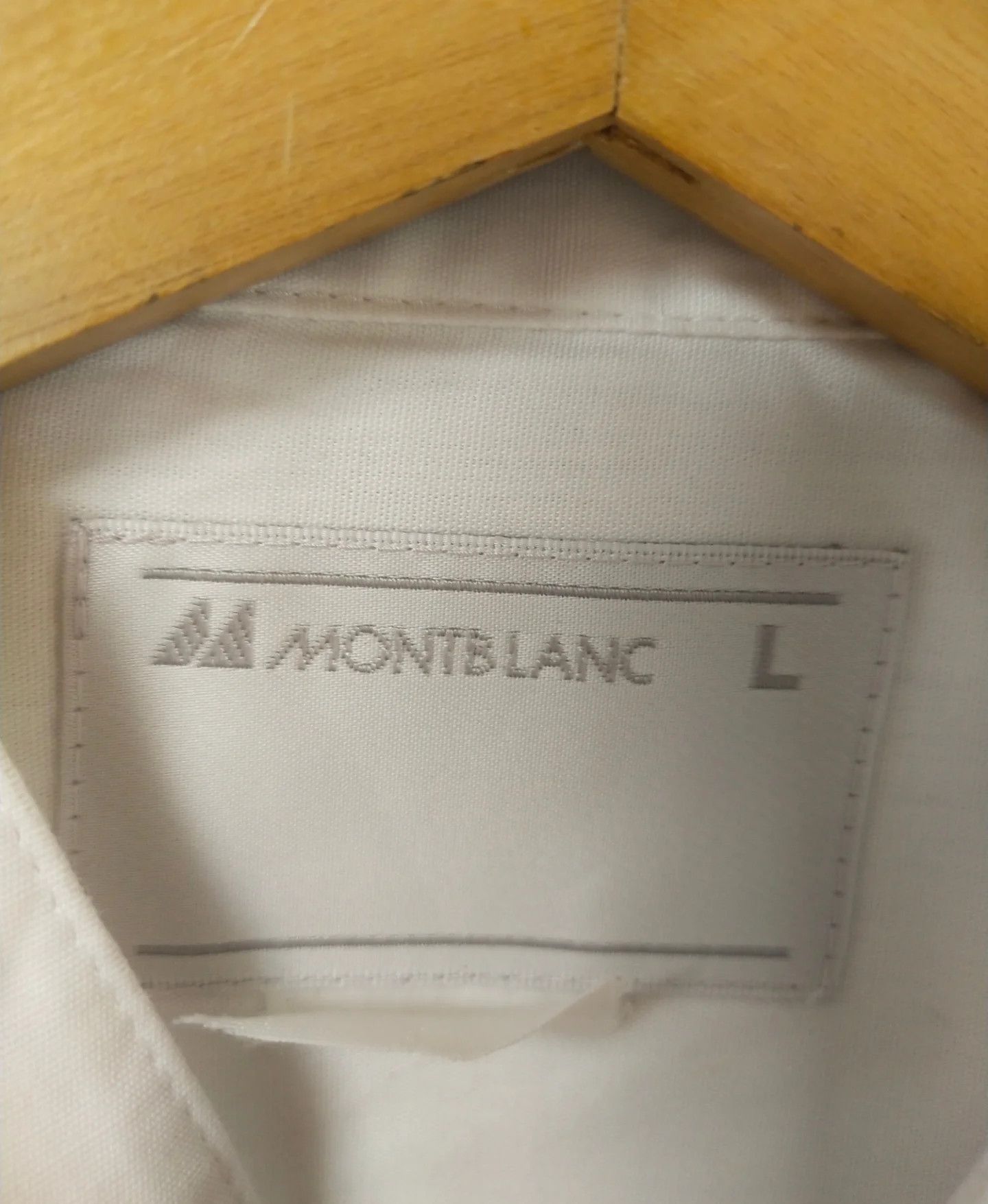 Montblanc Montblanc Basic White Longsleeve Shirt Size US L / EU 52-54 / 3 - 5 Thumbnail