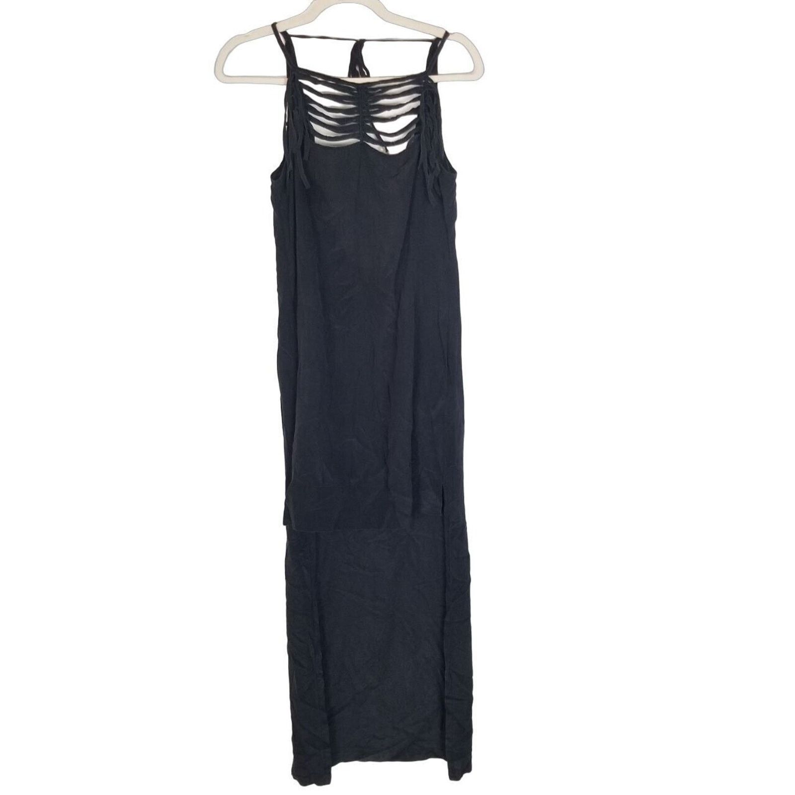 Bcbgmaxazria BCBGMaxAzria Womens Tamsyn 100% Silk Hi Low Dress Size XS Size S / US 4 / IT 40 - 2 Thumbnail