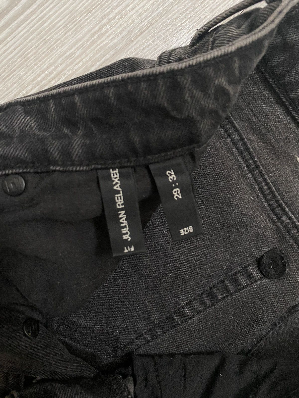 NEUW Denim × Vintage Washed Black Relaxed Neuw Denim Jeans 29x32 Size US 32 / EU 48 - 6 Thumbnail