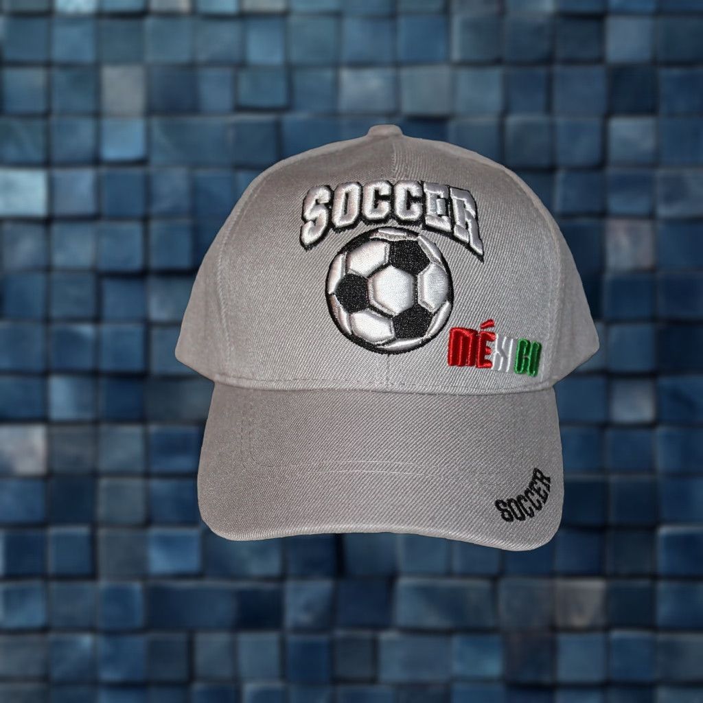 Vintage VINTAGE Mexico Soccer Ball Baseball Cap Men Adjustable Gray Sports Outdoor 90s Size ONE SIZE - 1 Thumbnail