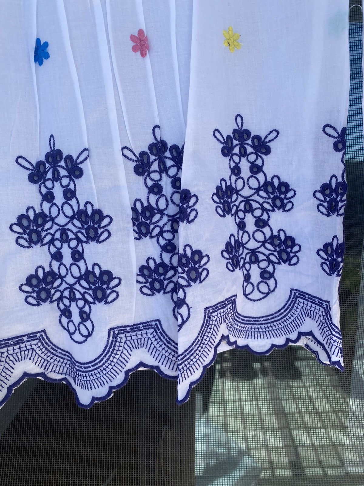 Other NWOT American Sweatshirt tunic blouse,, embroiderd eyelets Size S / US 4 / IT 40 - 7 Thumbnail