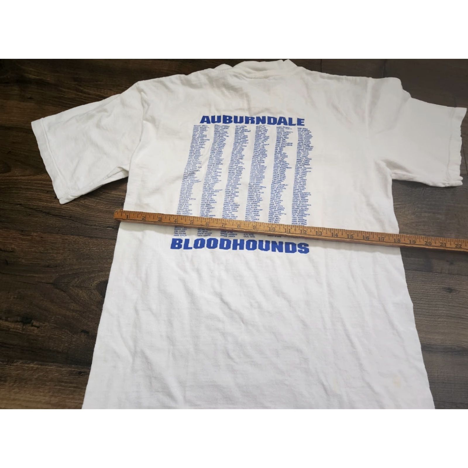 Vintage VINTAGE Onieta T-Shirt Mens XL White Short Sleeve Crew Neck Class of 92 Auburndale High School Graduation Double Side 80s 90s Graphic Print Size US XL / EU 56 / 4 - 5 Thumbnail