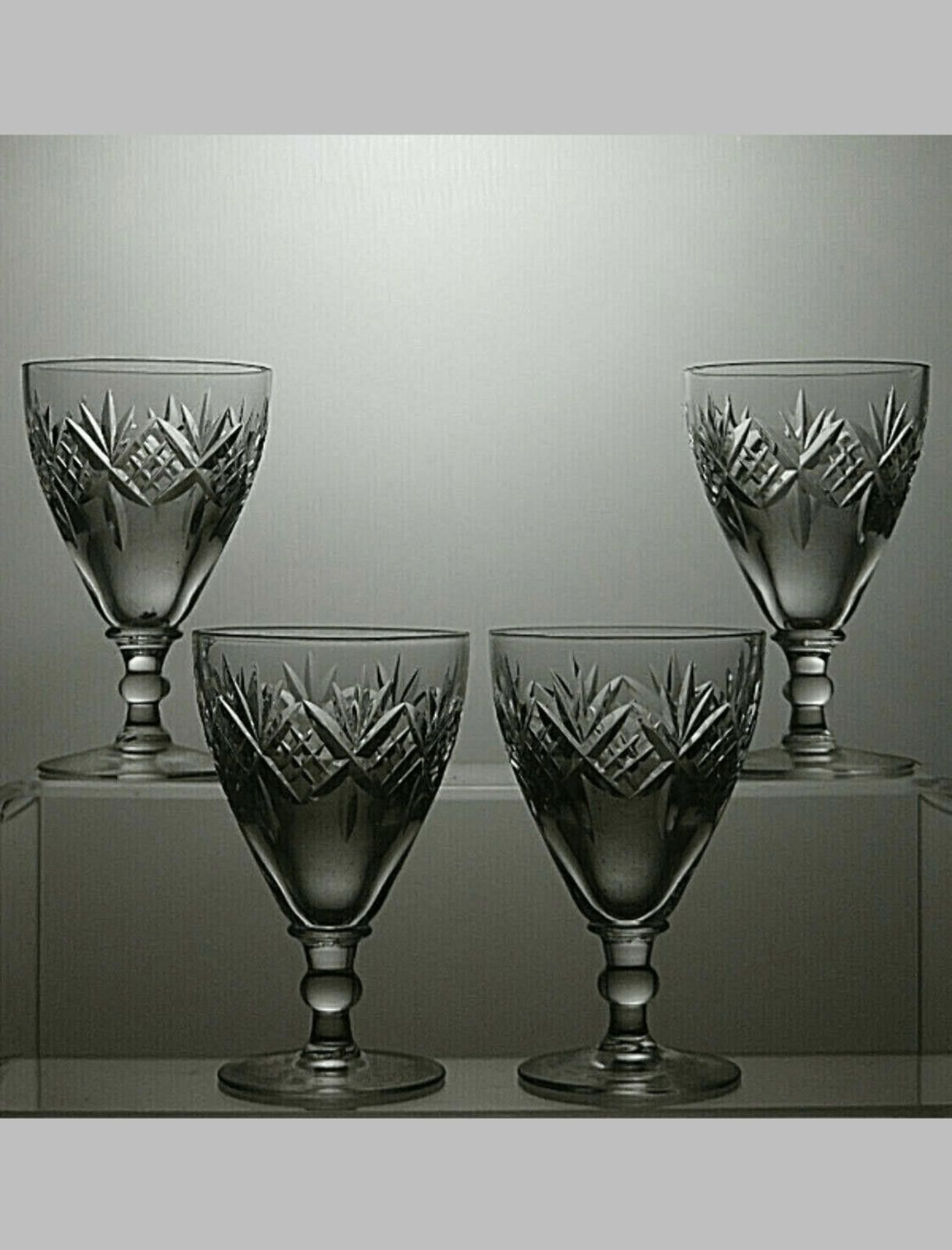 Other Webb Corbett Crystal Cut Set Of 4 Sherry Glasses 3 3/4" Size ONE SIZE - 1 Thumbnail