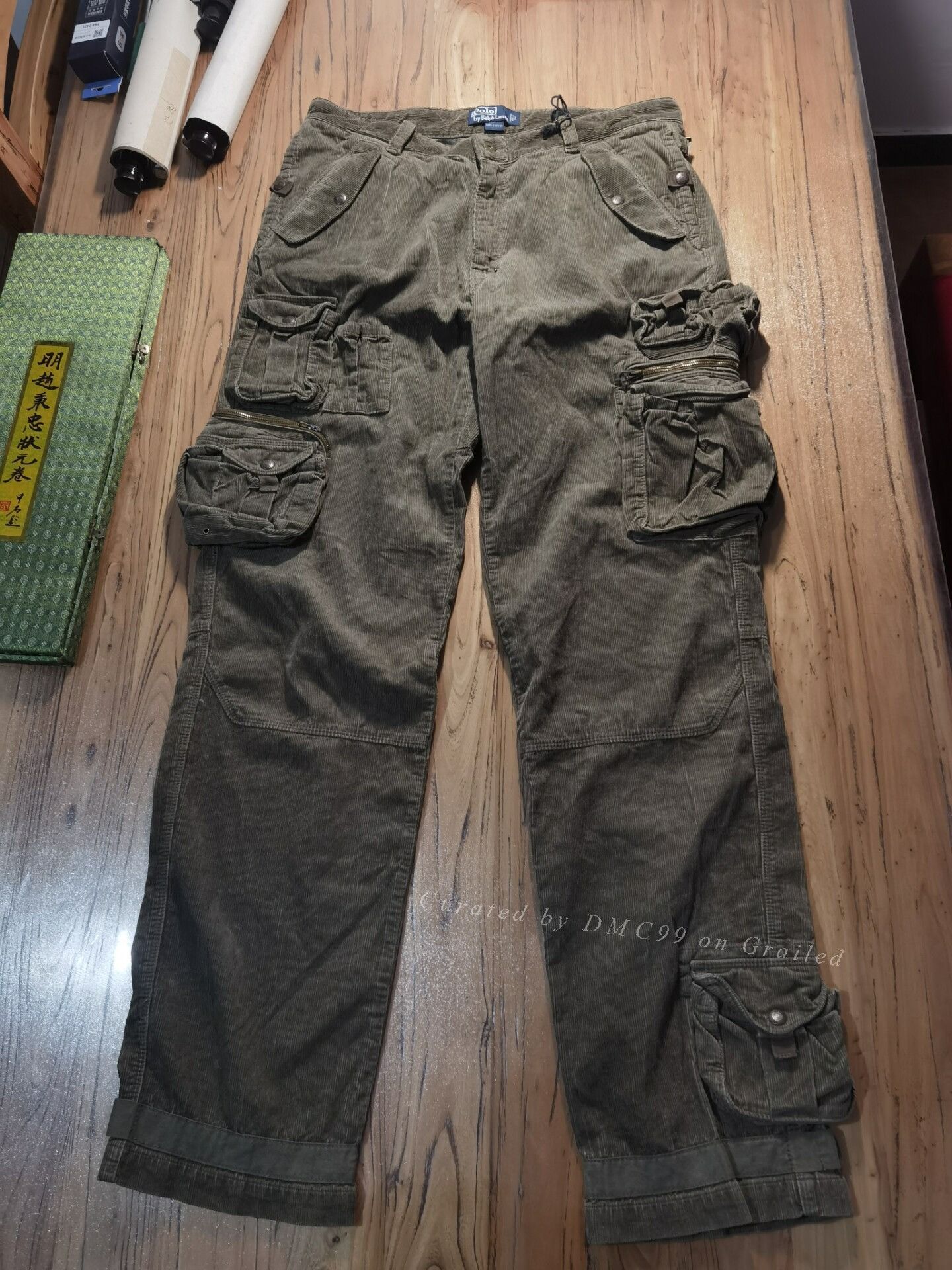 RRL Ralph Lauren RRL Corduroy Hunting Cargo Pants Size US 30 / EU 46 - 1 Thumbnail