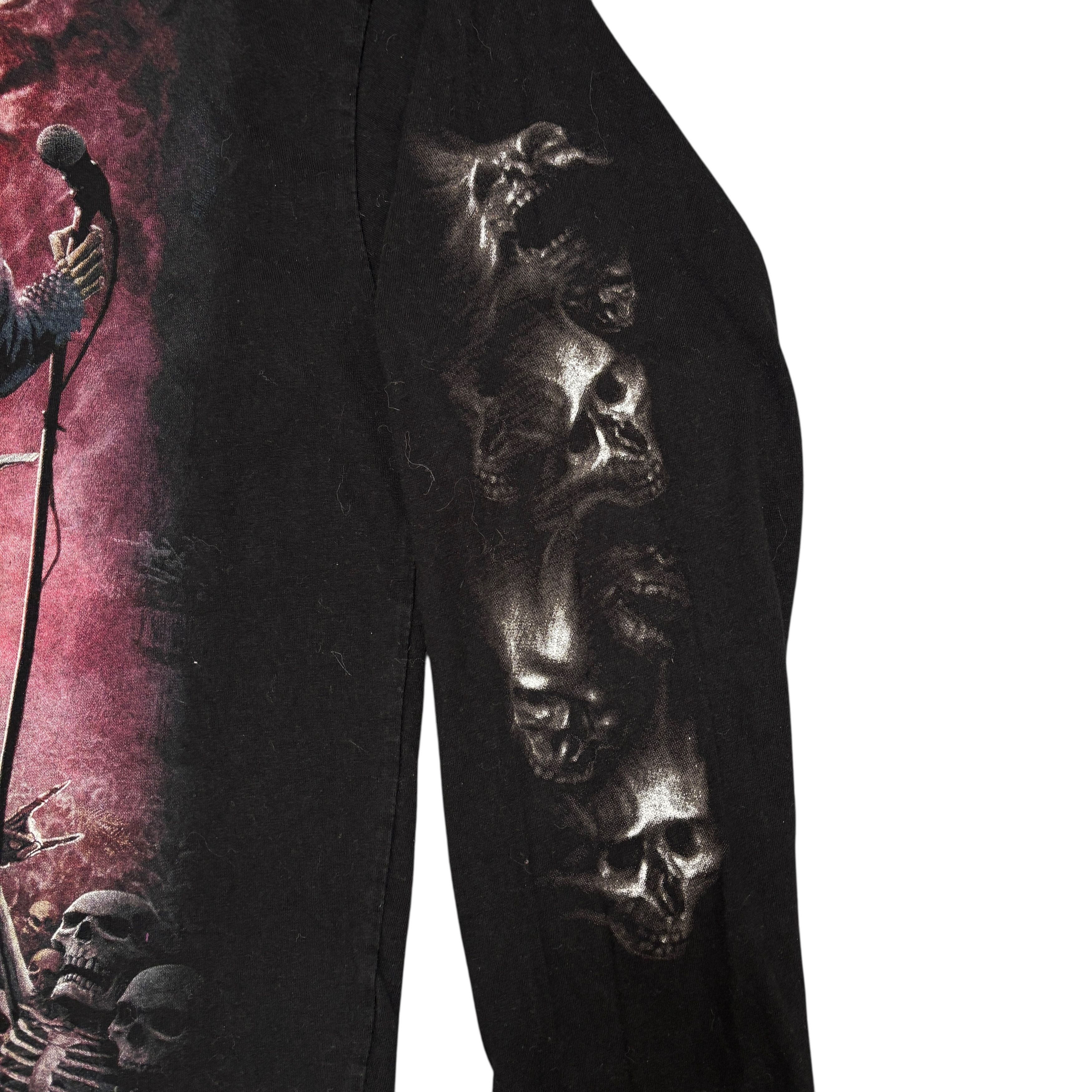 Band Tees Vintage Skeleton Shirt Long Sleeve Spiral Skull Y2K Size US L / EU 52-54 / 3 - 7 Thumbnail
