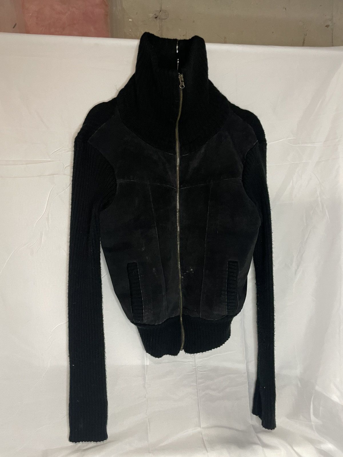 Japanese Brand Archive Rick Owens Like 2000s Zip Up Knit Light Jacket M Size US M / EU 48-50 / 2 - 2 Thumbnail