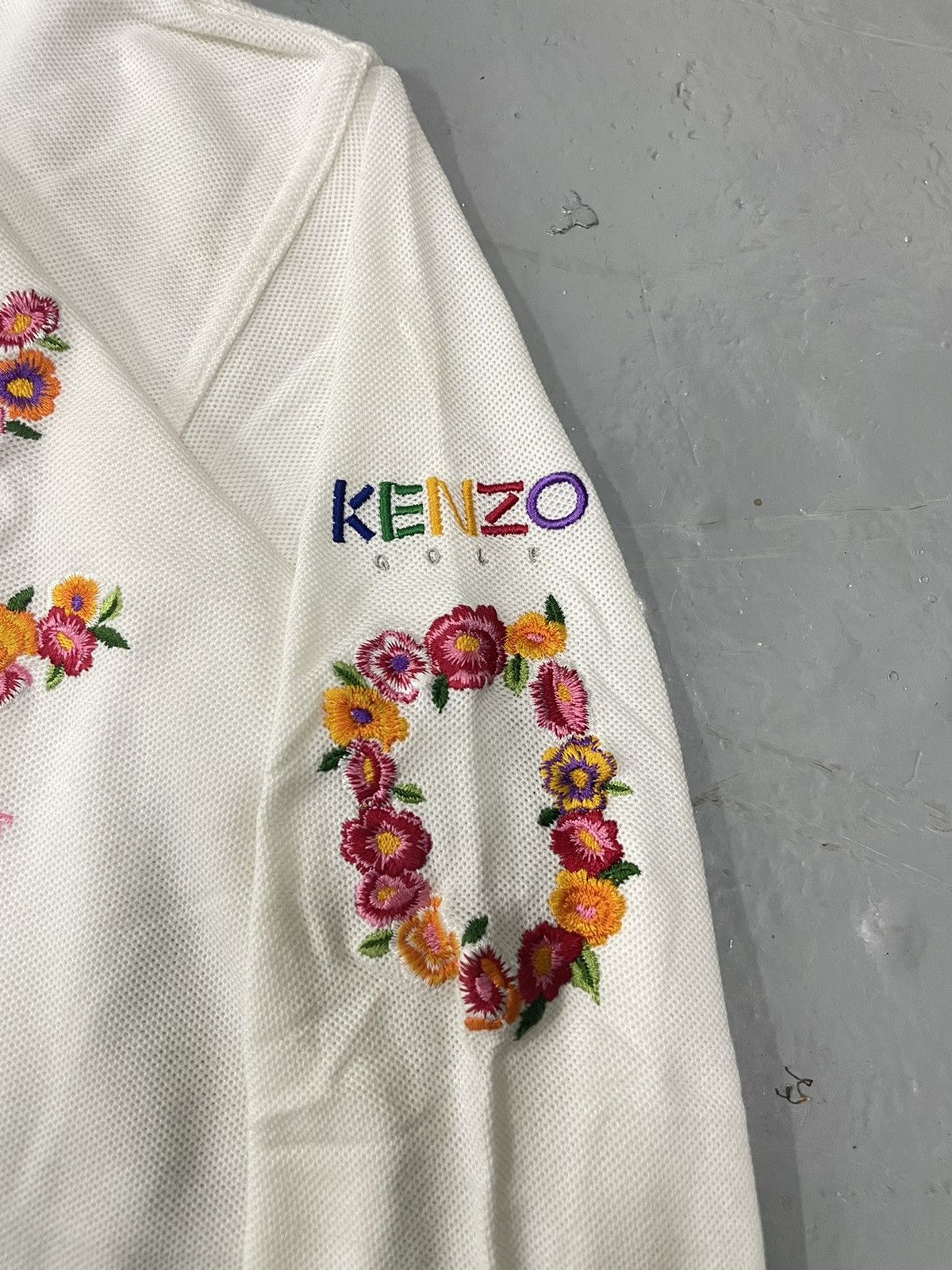 Kenzo Kenzo Golf Floral Polo Shirt Size US S / EU 44-46 / 1 - 6 Thumbnail