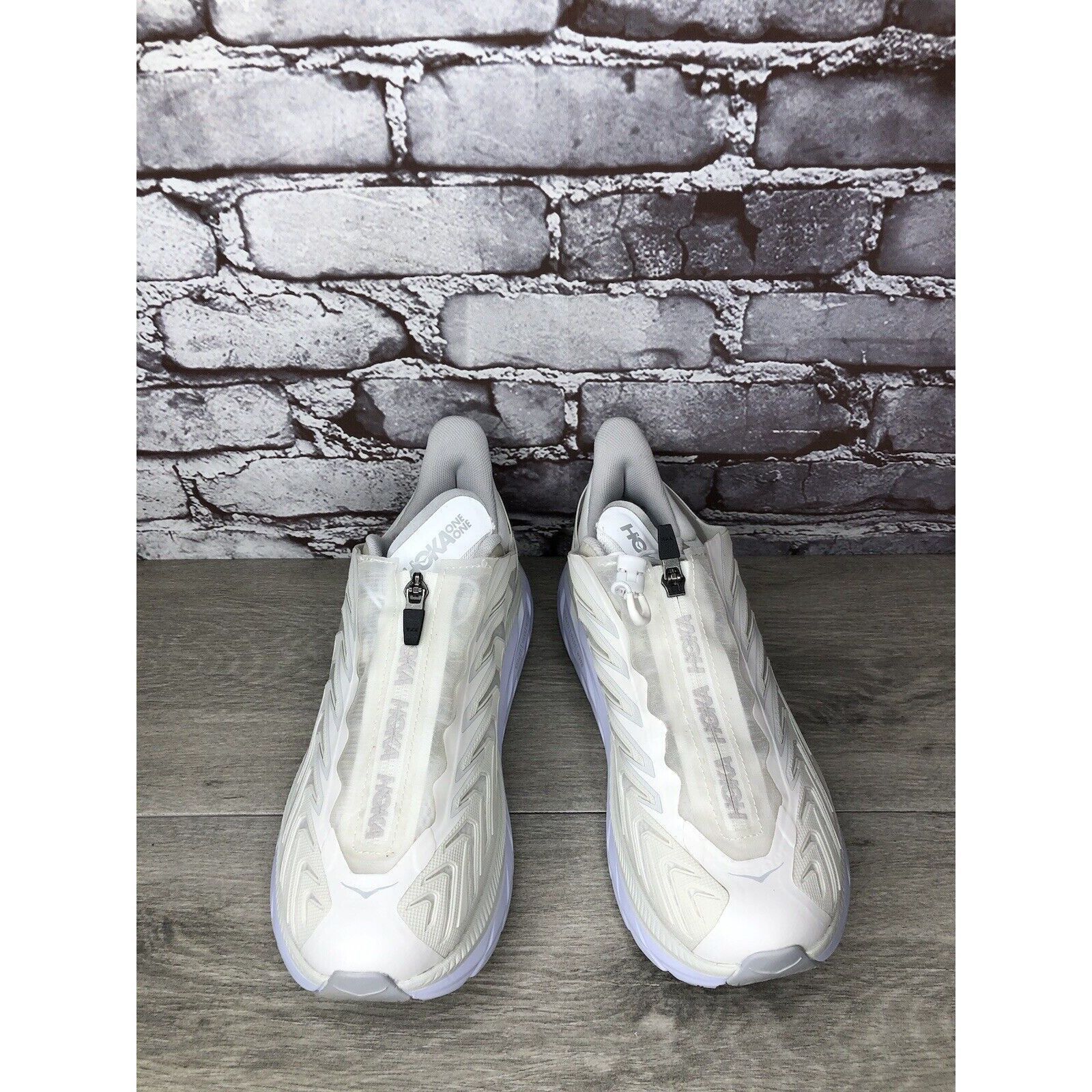 Hoka HOKA Project Clifton Blanc de Blanc Lunar Rock White Mesh Ce Size US 9 / IT 39 - 16 Thumbnail