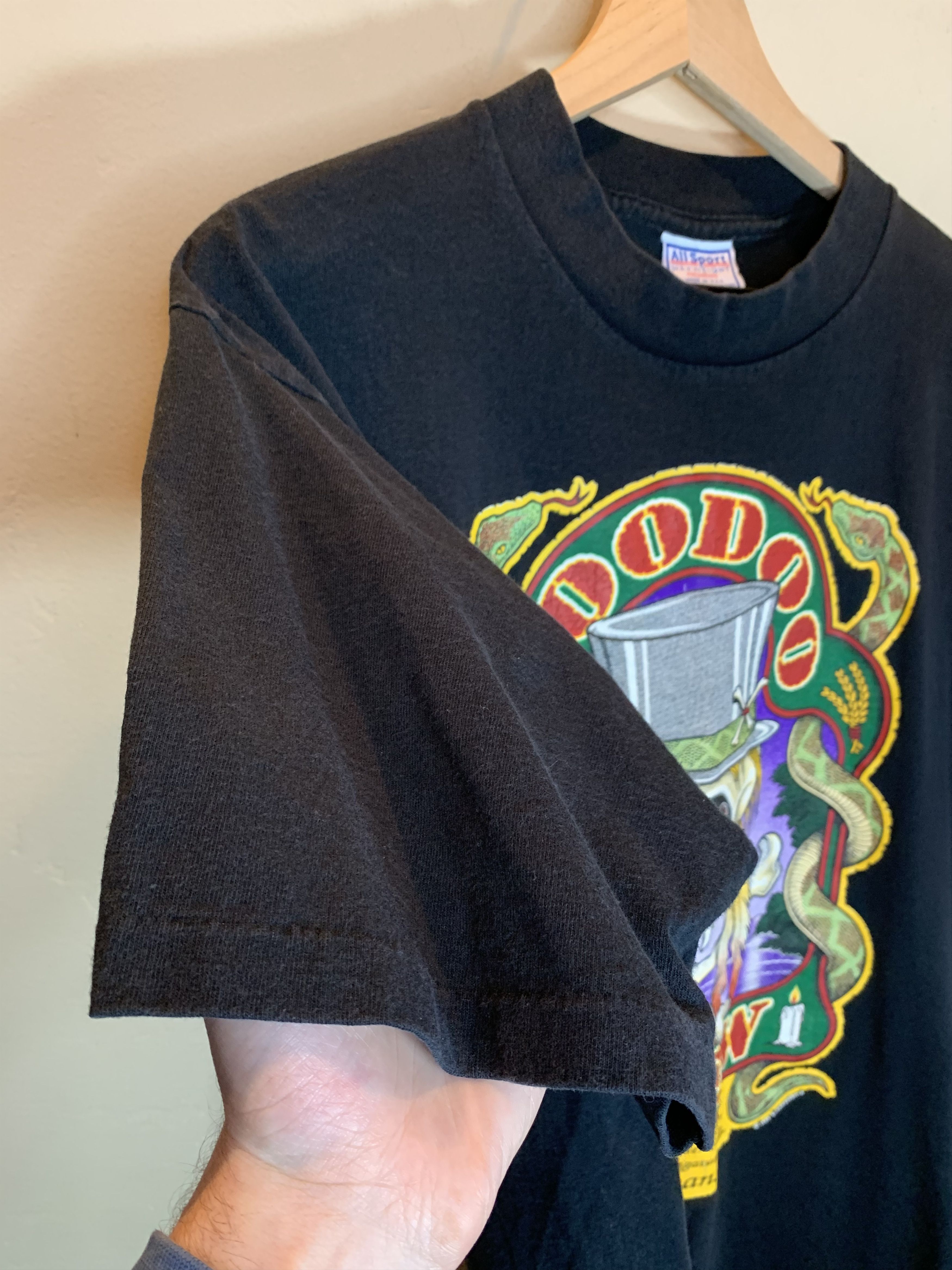 Vintage RARE Vintage 80s Voodoo Brew New Orleans Single Stitch Shirt Size US XL / EU 56 / 4 - 3 Thumbnail