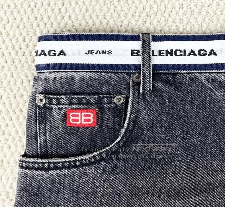Balenciaga Balenciaga Washed Black Denim Jeans. Size US 34 / EU 50 - 6 Thumbnail