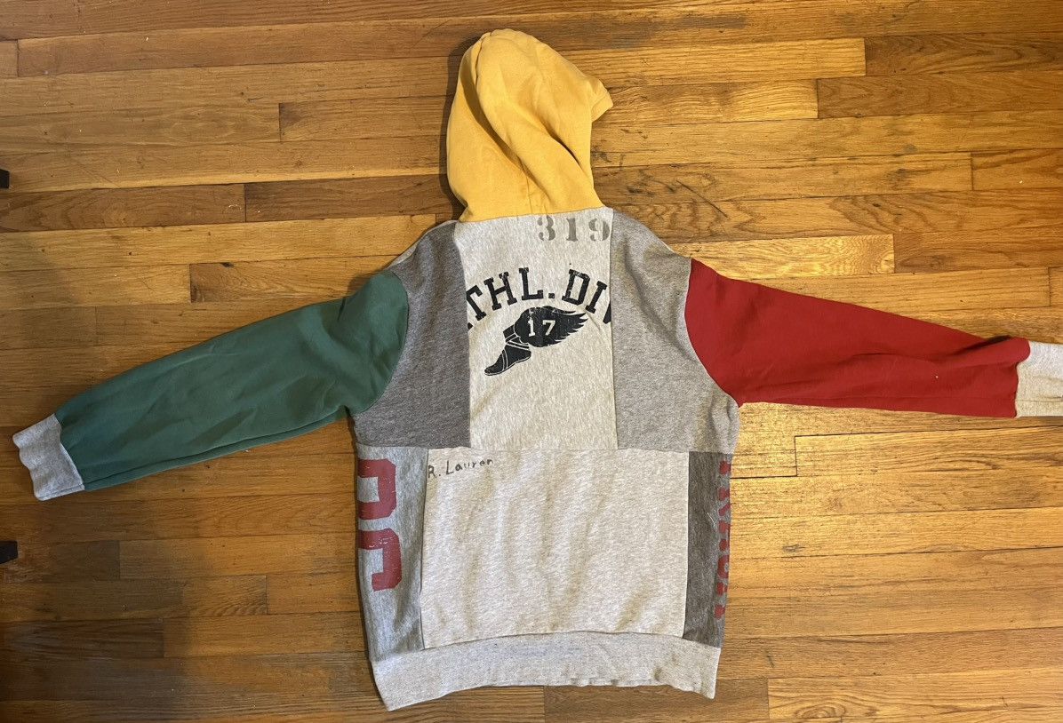 Polo Ralph Lauren Polo Ralph Lauren Patchwork Hoodie Size US L / EU 52-54 / 3 - 2 Thumbnail