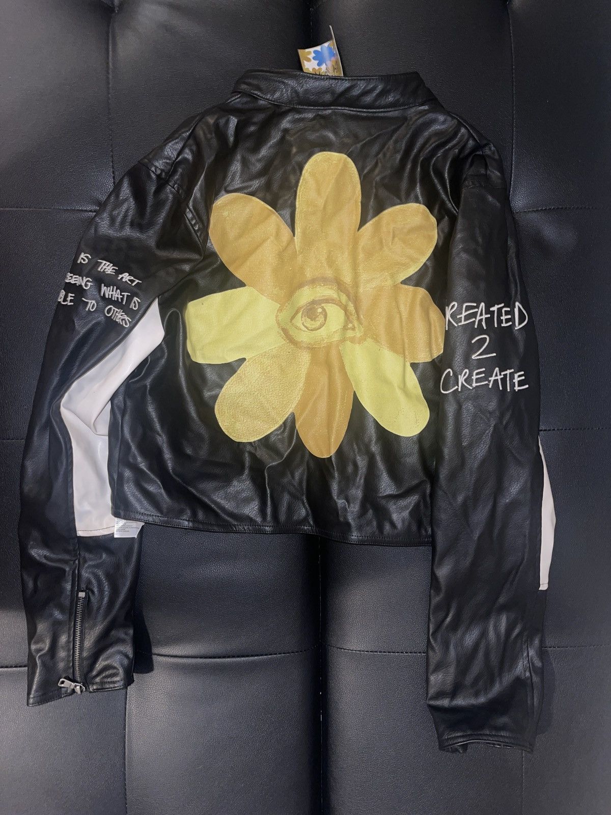 Urban Outfitters Women PISHPOSH FOR UO leather jacket Size M / US 6-8 / IT 42-44 - 4 Thumbnail