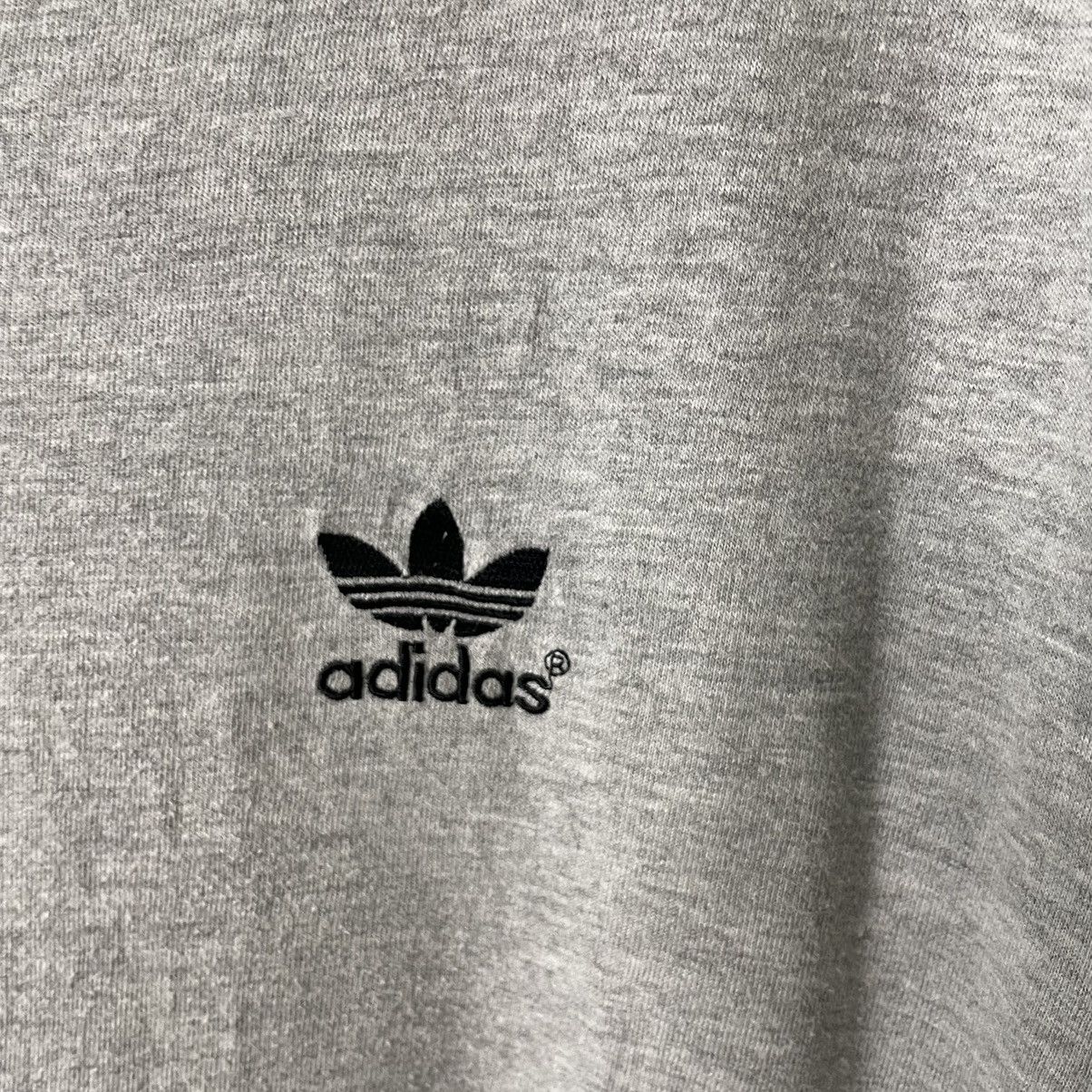Adidas × Vintage Vintage 1990s Adidas Embroidery Small Logo T Shirt Size US XL / EU 56 / 4 - 2 Thumbnail