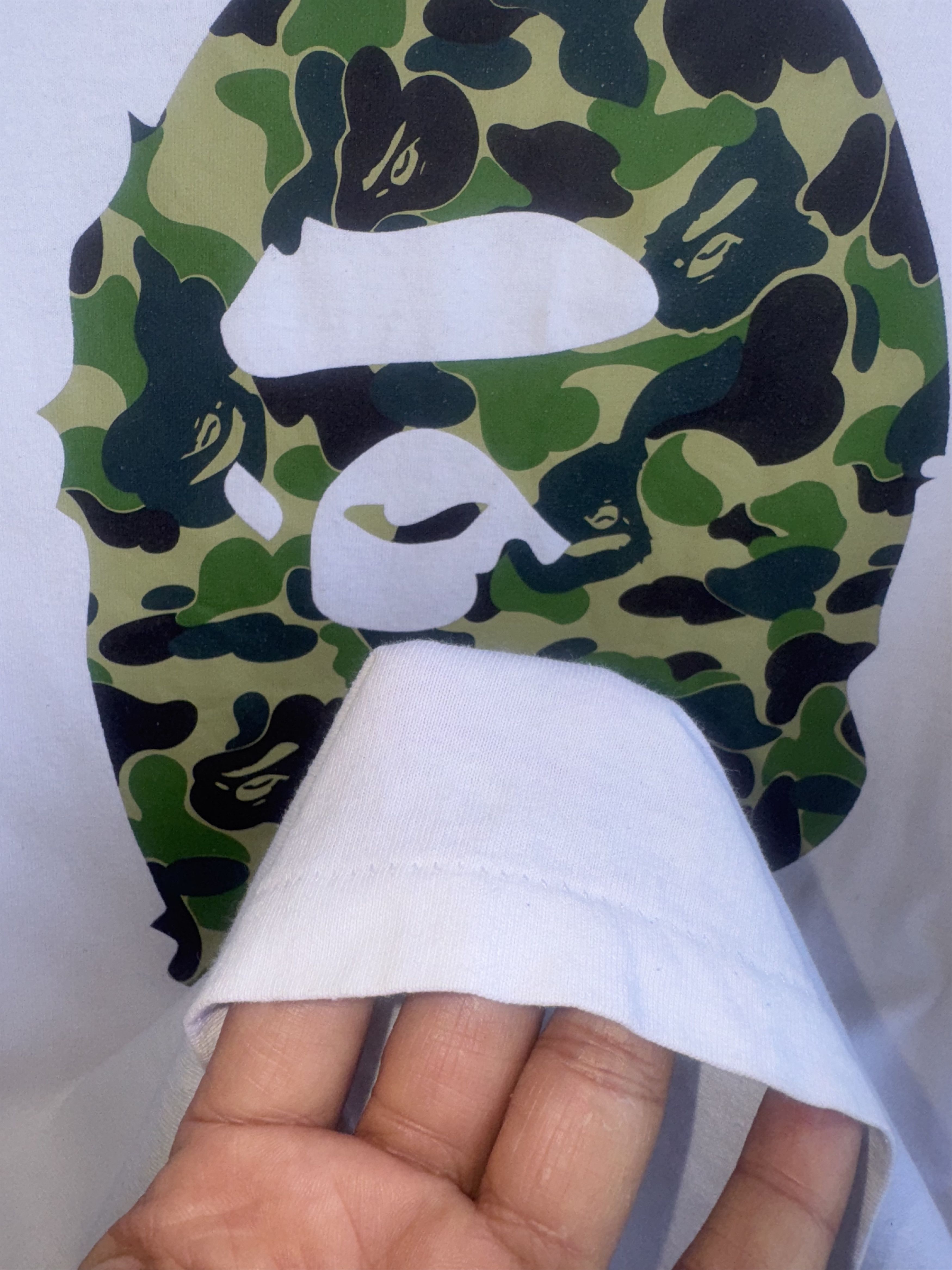 Bape A Bathing Ape Bape ABC Camo Big Ape Head Vintage T-Shirt Size US XL / EU 56 / 4 - 9 Thumbnail