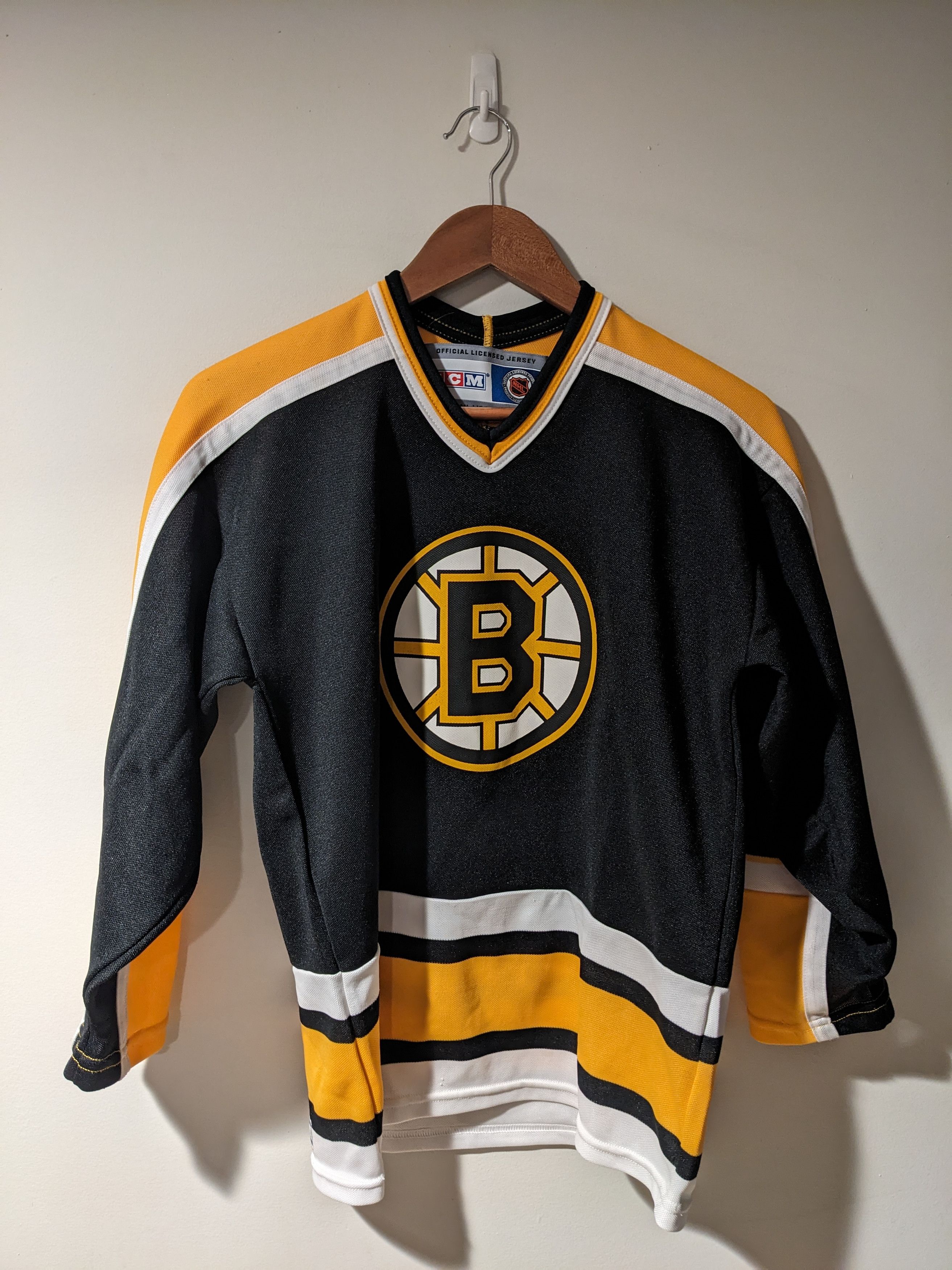 NHL Joe Thornton Boston Bruins CCM Hockey NHL YOUTH Jersey Size US XL / EU 56 / 4 - 7 Thumbnail