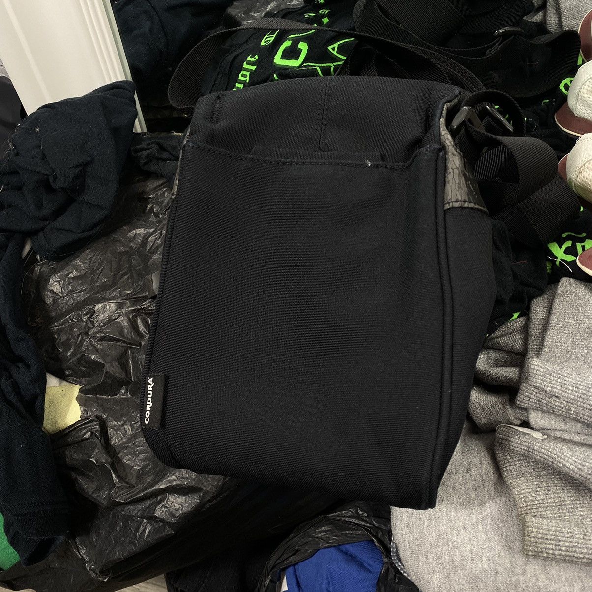 Nike NIKE Y2K DRILL CORDURA BLACK CROSSBODY BAG Size ONE SIZE - 3 Thumbnail