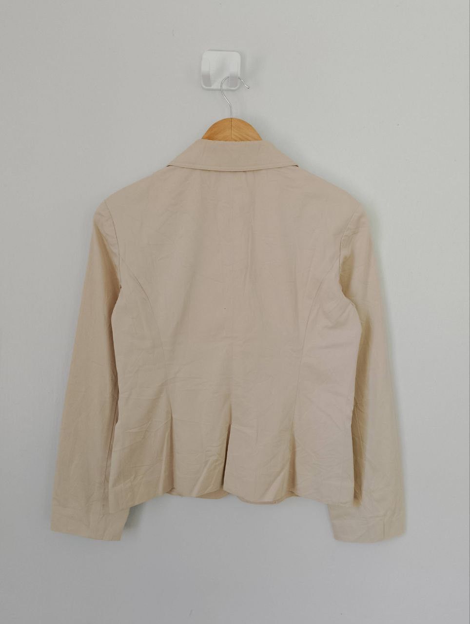 Japanese Brand NATURAL BEAUTY BASIC Beige Single Breasted Suit Blazer Size M / US 6-8 / IT 42-44 - 2 Thumbnail