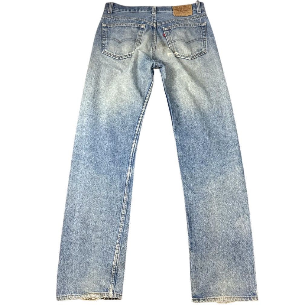 Levi's Vintage Clothing Vintage Levis 501 Acid Washed Faded Aging Denim Made in Usa Size US 33 - 2 Thumbnail
