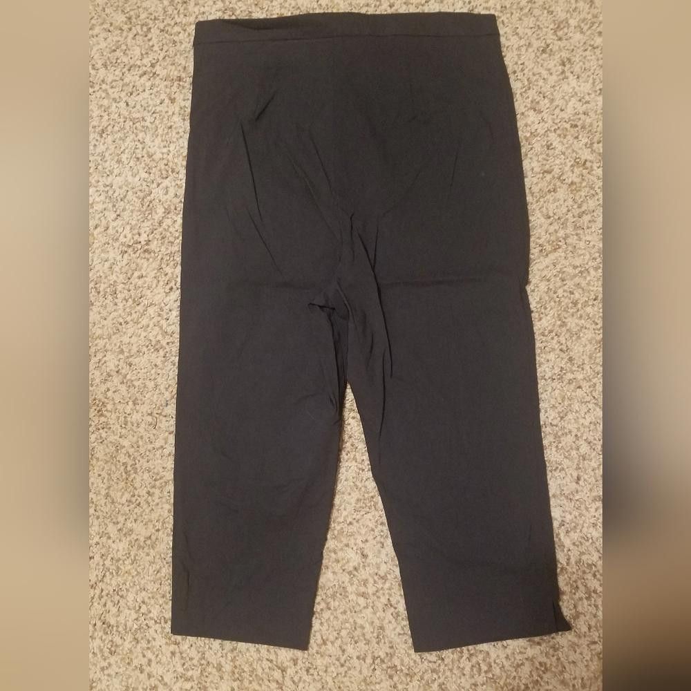 Asos Asos Classic Black Cropped Pants Size 10 Size 32" / US 10 / IT 46 - 2 Thumbnail