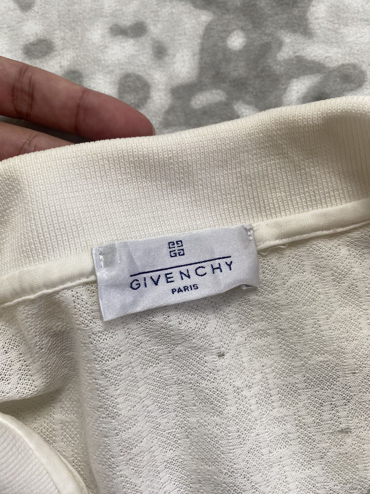 Givenchy GIVENCHY POLO SHIRT MONOGRAM SPELLOUT Size US M / EU 48-50 / 2 - 8 Thumbnail