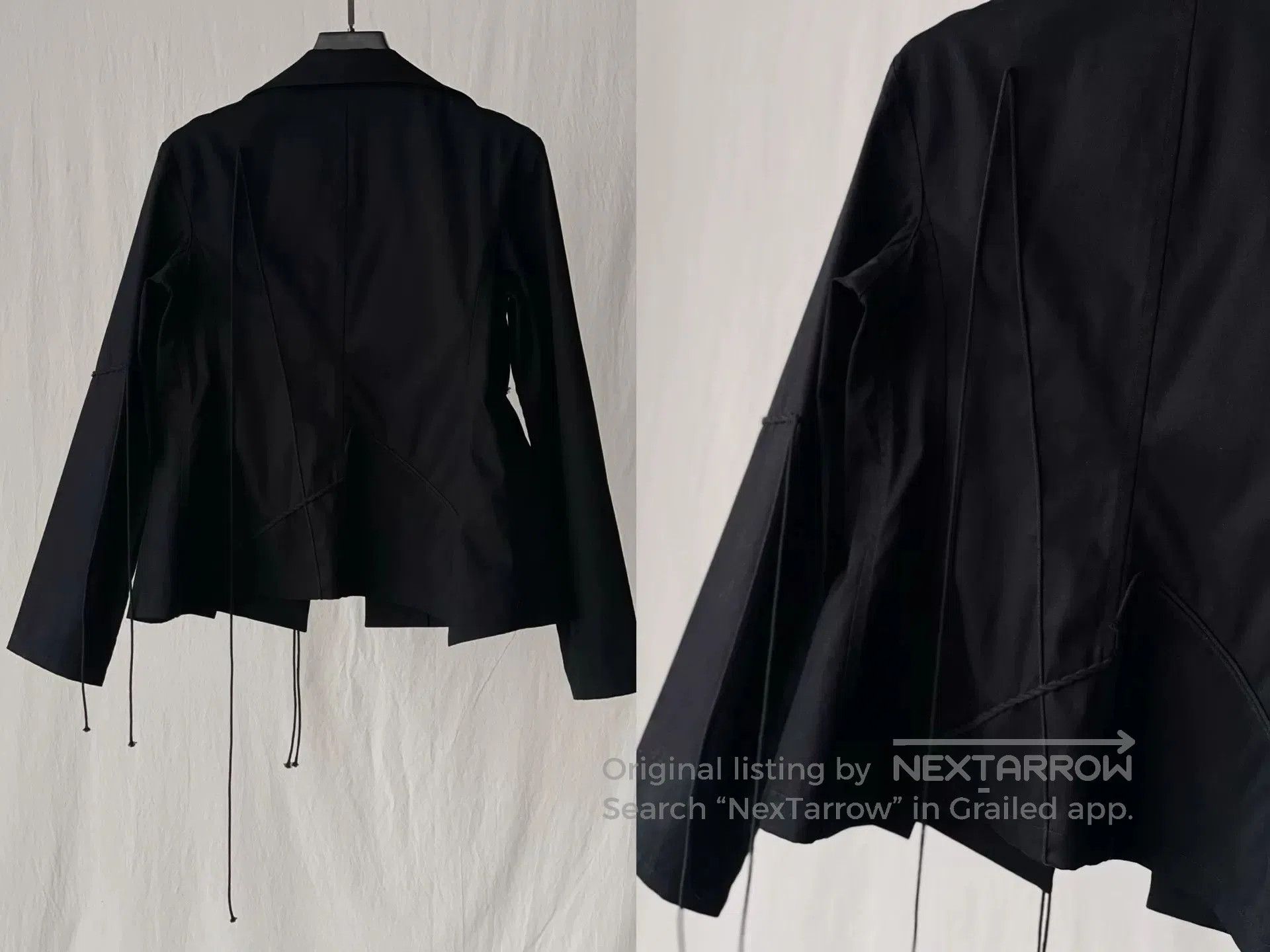 Yohji Yamamoto Asymmetrical Pocketed Jacket by Yohji Yamamoto. Size M / US 6-8 / IT 42-44 - 6 Thumbnail