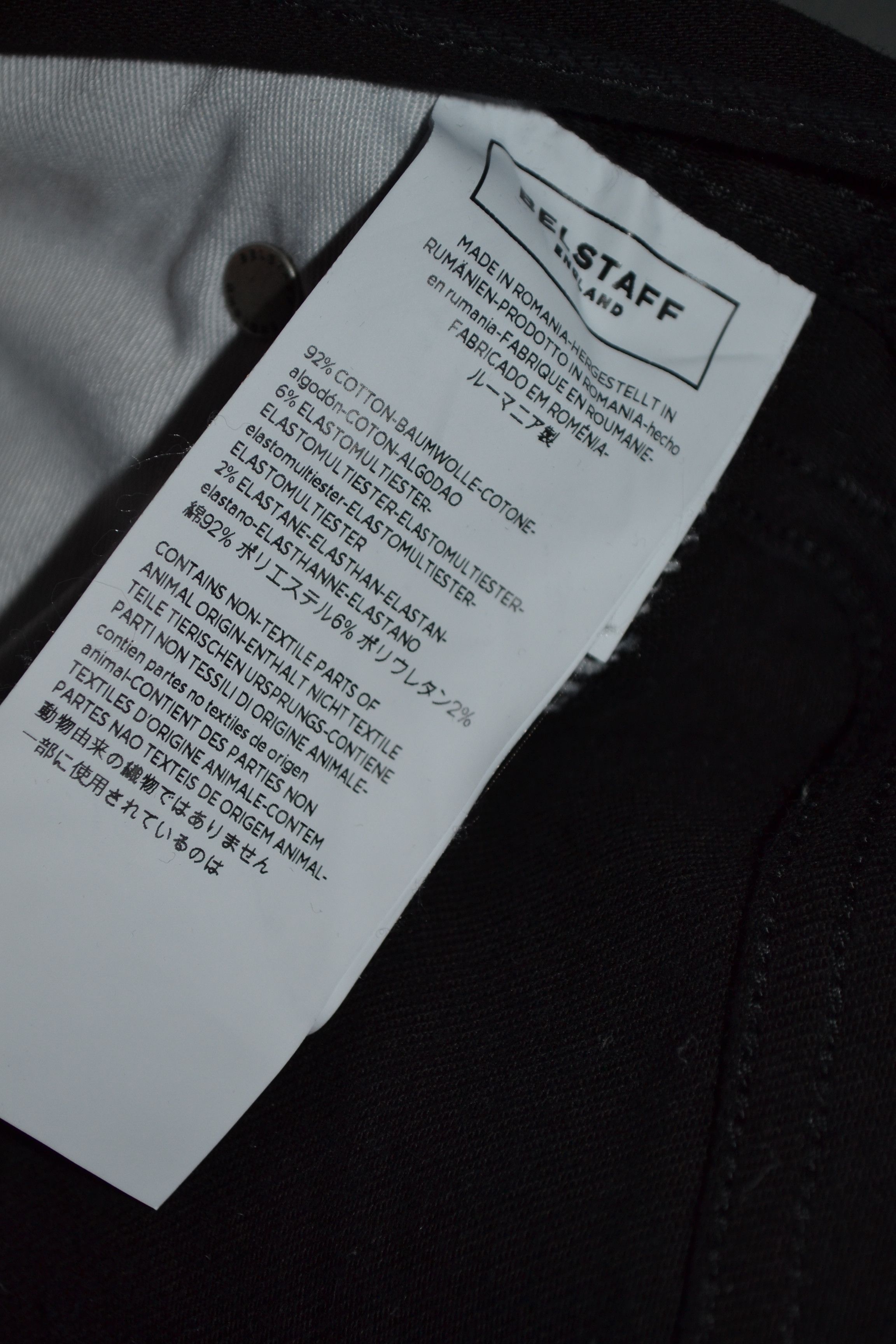 Belstaff Belstaff Black Biker Jeans 30 size Stretch Skinny Slim Size US 30 / EU 46 - 13 Thumbnail