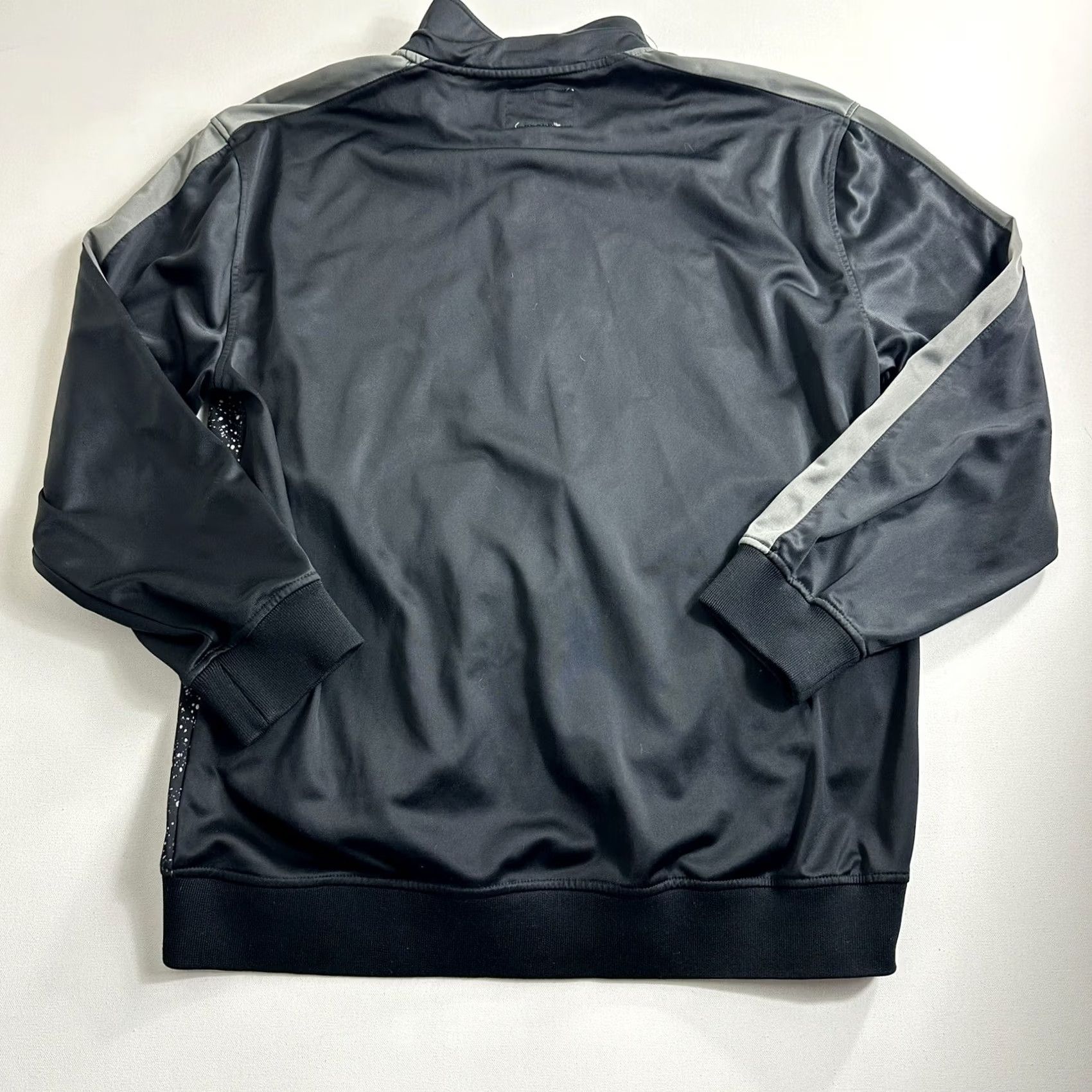 Ecko Unltd. Vintage Ecko Y2K Track Jacket Men 2XL Black Full Zip Speckled Fleck GRUNGE Size US XXL / EU 58 / 5 - 2 Thumbnail