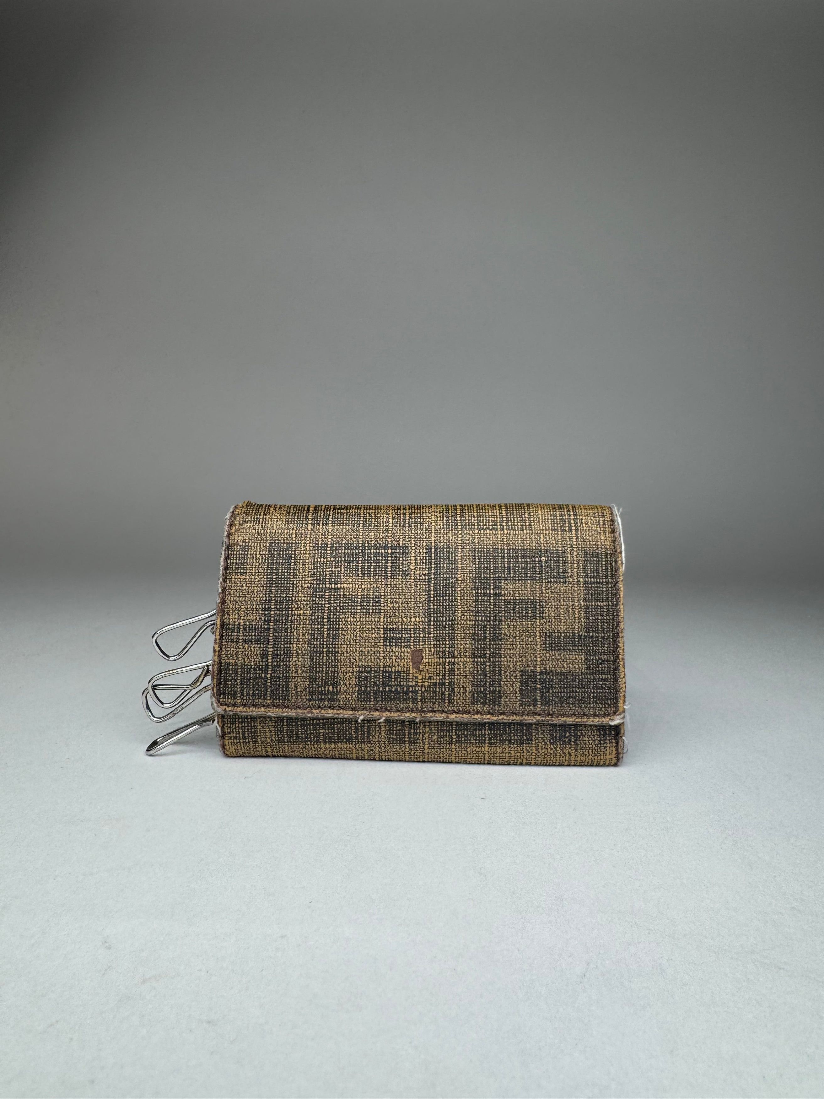 Fendi Vintage Monogram Key Holder Brown Size ONE SIZE - 1 Thumbnail