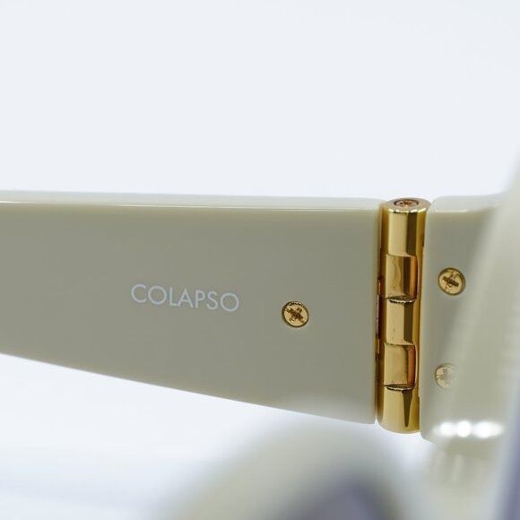 Jacquemus Jacquemus COLAPSO JAC/15 C3 Sunglasses Beige Geometric Frame Size ONE SIZE - 6 Thumbnail
