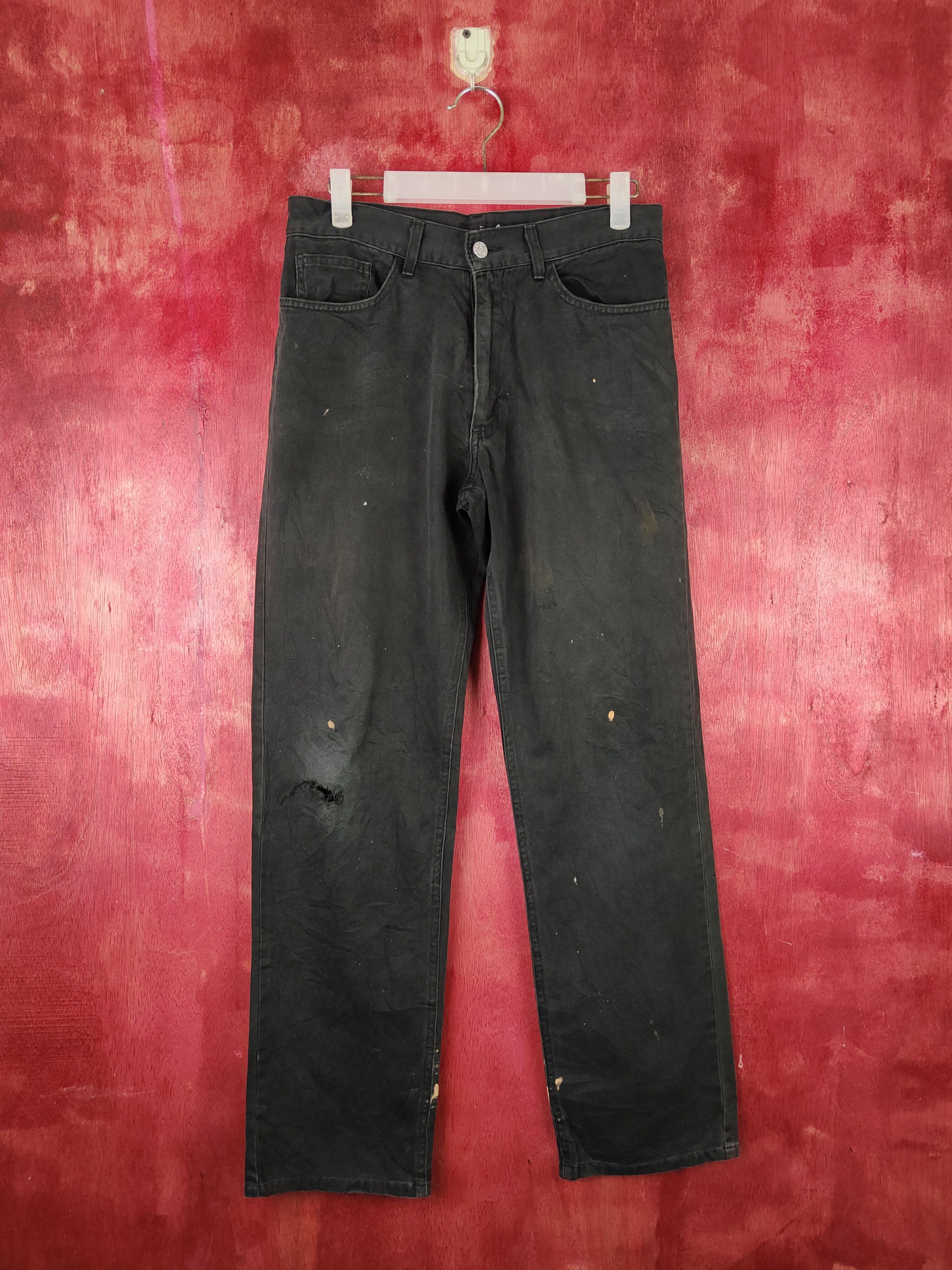 Japanese Brand × agnes b. Agnes B. Black Multipocket Ripped Casual Pants #S1400 Size US 30 / EU 46 - 1 Thumbnail