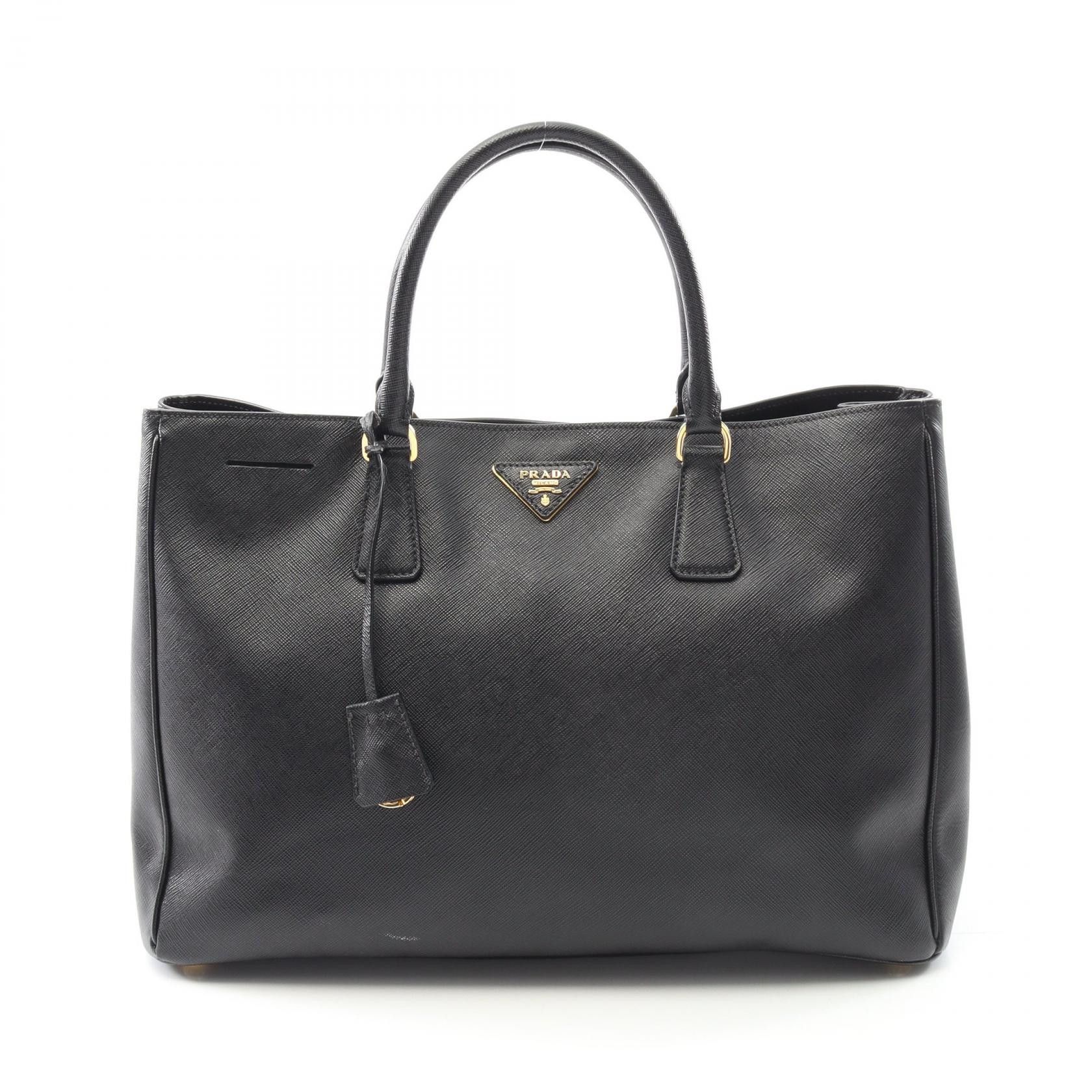 Prada Prada Saffiano Lux Saffiano Leather Tote Bag Leather Tote Bag Bn1844 in Black, Women's
