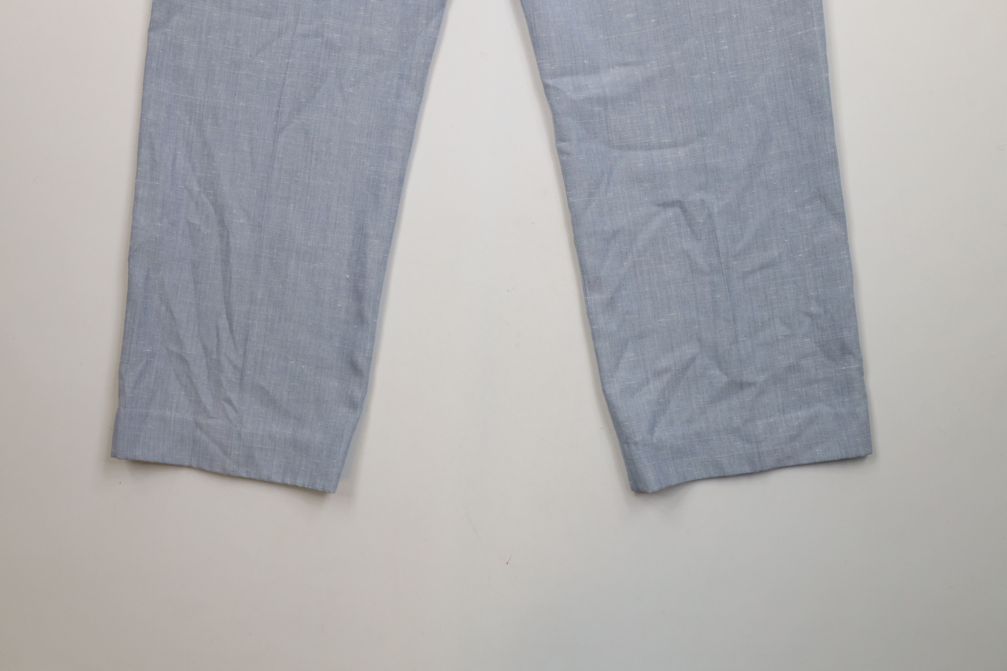Vintage Vintage 70s Streetwear Chambray Wide Leg Chino Pants USA Size US 36 / EU 52 - 13 Thumbnail