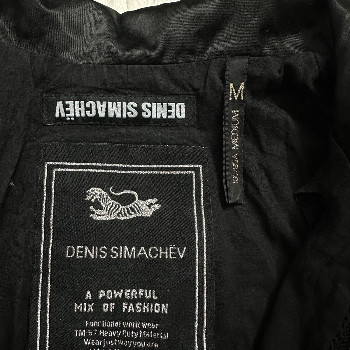 Denis Simachev Denis Simachev Rare Black Satin Bomber Archival Size M / US 6-8 / IT 42-44 - 6 Thumbnail