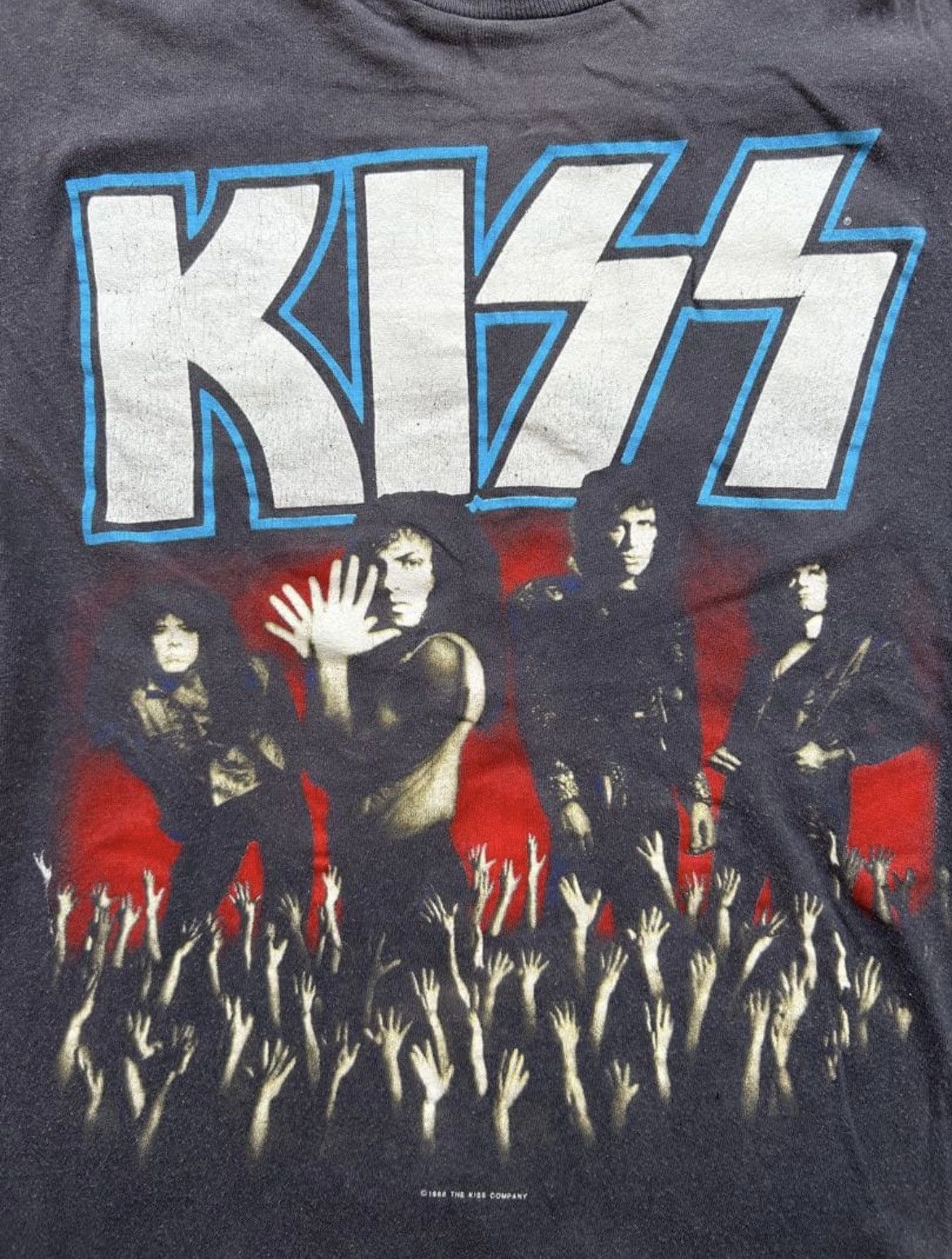 Vintage KISS LIVE TOUR 1989 NO MAKE TOUR T-SHIRTS Size US S / EU 44-46 / 1 - 2 Thumbnail