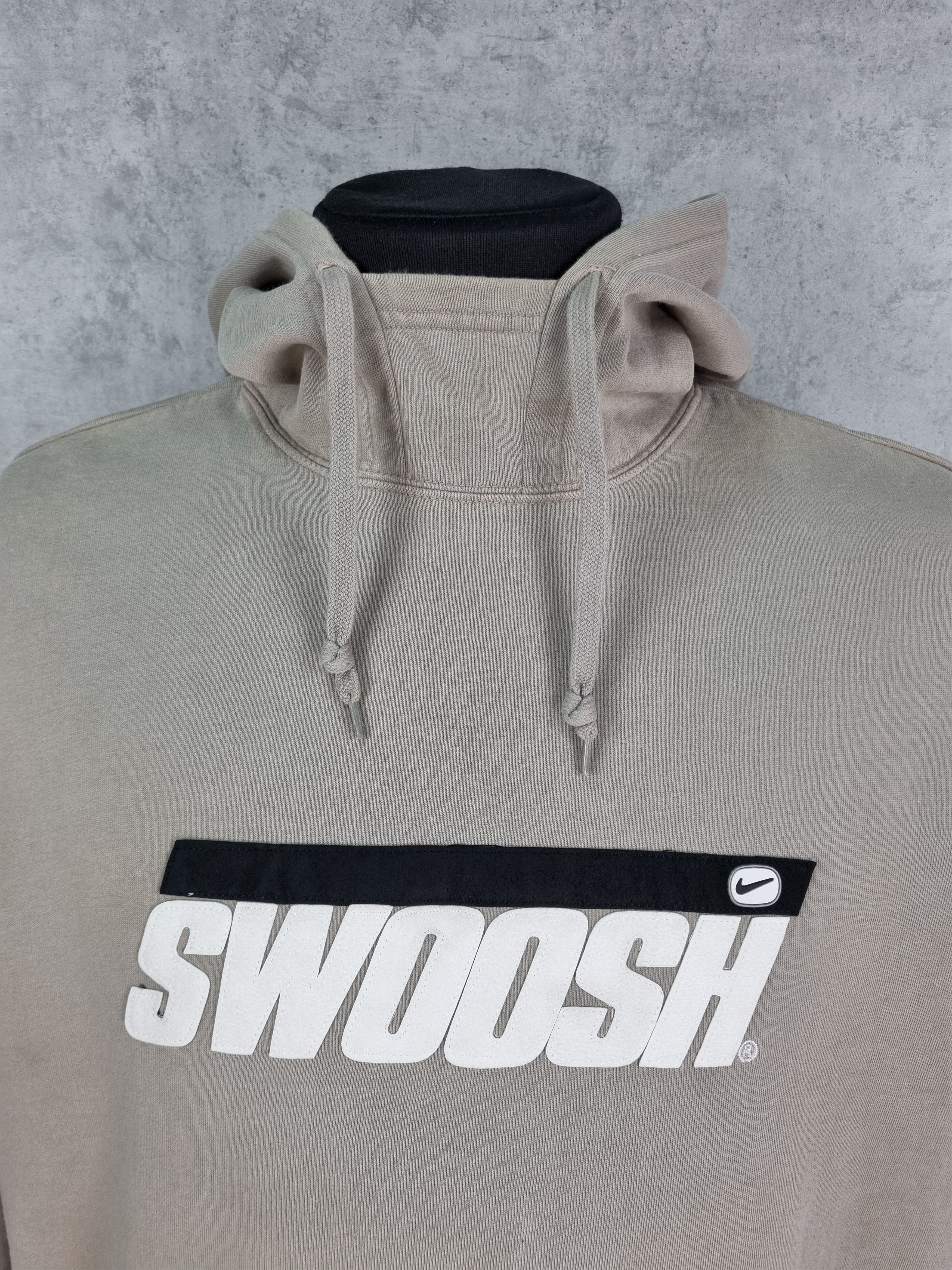 Nike × Vintage Nike Swoosh Spellout Big Logo Hoodie Size US XL / EU 56 / 4 - 1 Thumbnail