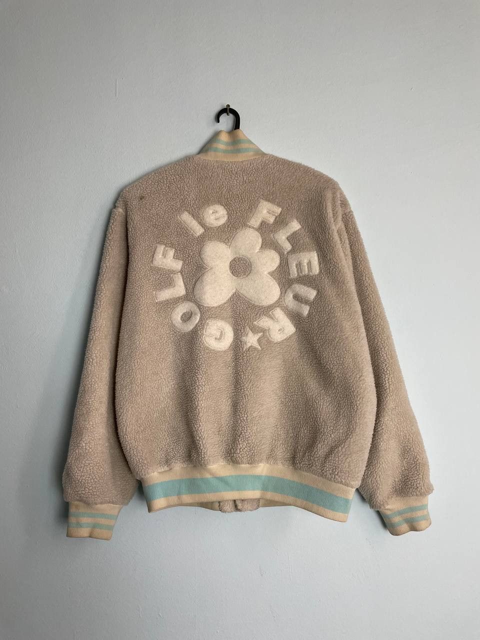 Converse × Golf le Fleur Golf/Converse Collab Varsity Jacket Sherpa Varsity Jacket Size US M / EU 48-50 / 2 - 1 Thumbnail