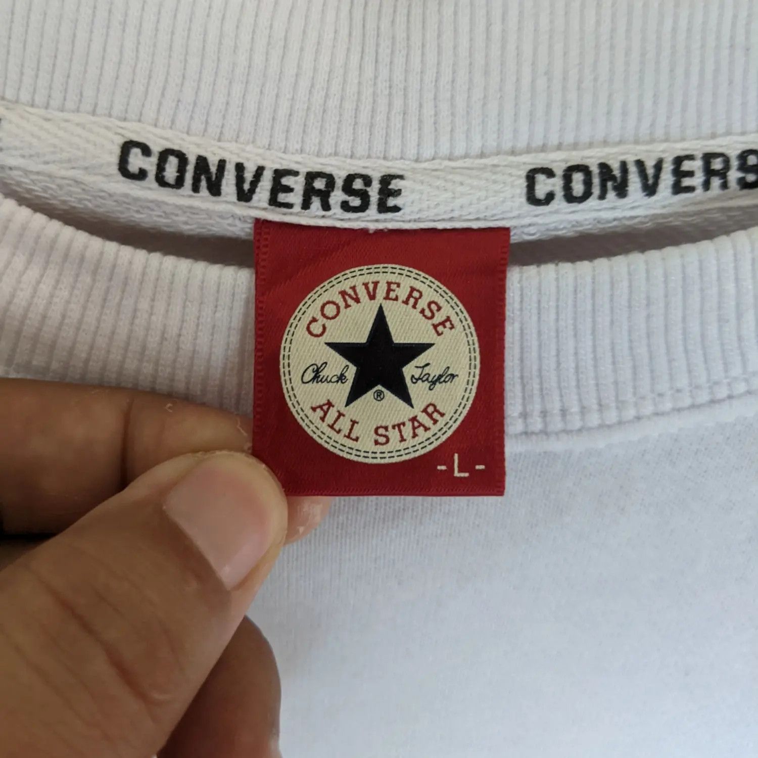 Converse CONVERSE All Star Shoes Jumper Sweatshirt Size US M / EU 48-50 / 2 - 7 Thumbnail