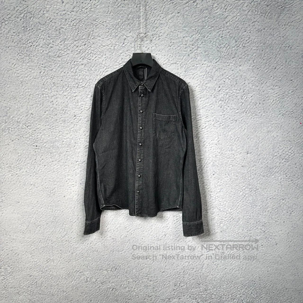 Chrome Hearts chrome hearts wash gray denim shirt. Size US L / EU 52-54 / 3 - 1 Thumbnail