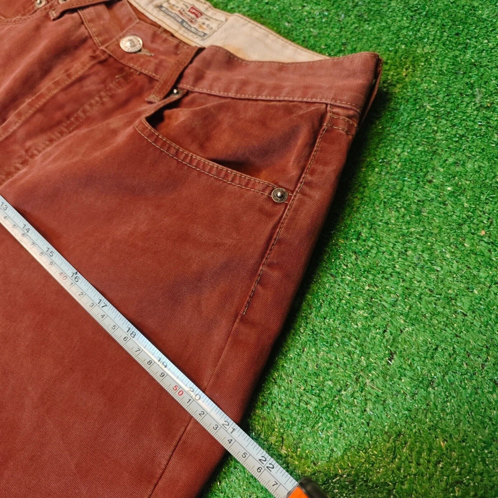 Levi's × Levi's Vintage Clothing × Vintage Vintage Levi's 510 Jeans Mens 31x32 straight red 90s rare Size US 31 - 10 Thumbnail