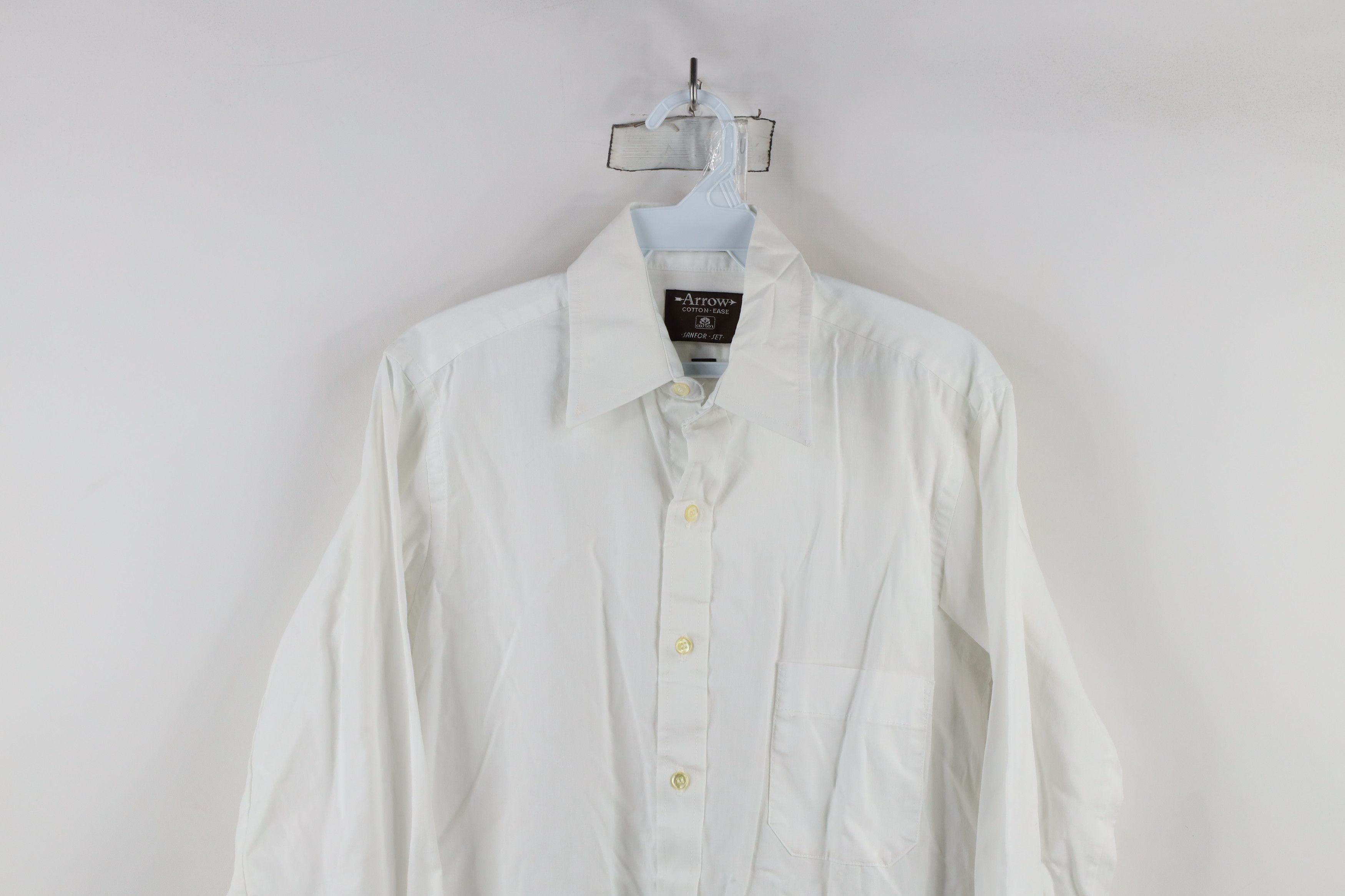 Vintage Vintage 70s Streetwear Sanforized Collared Button Shirt Size US S / EU 44-46 / 1 - 2 Thumbnail
