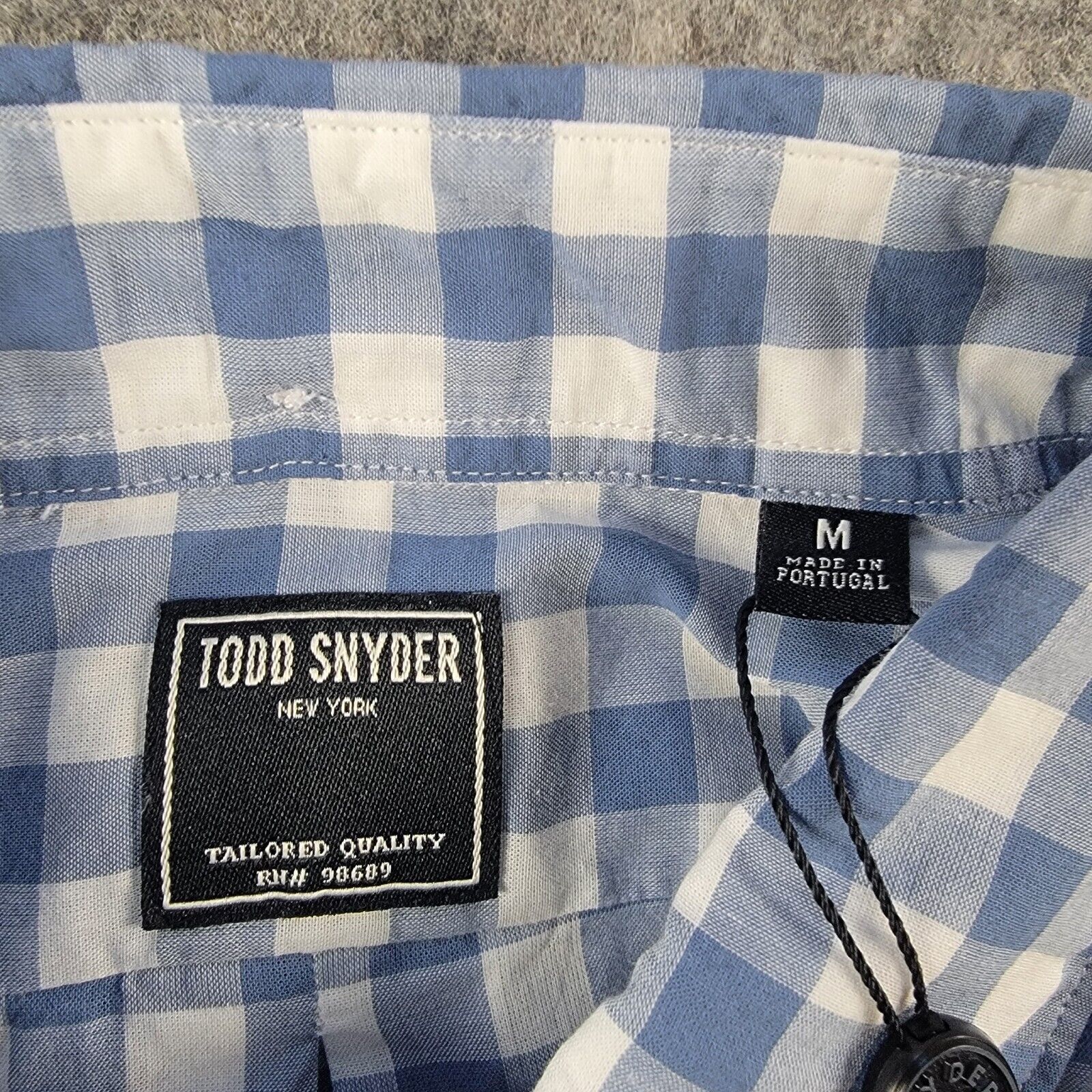 Todd Snyder Todd Snyder Gingham Favorite Oxford Button Down Shirt Size US M / EU 48-50 / 2 - 8 Thumbnail
