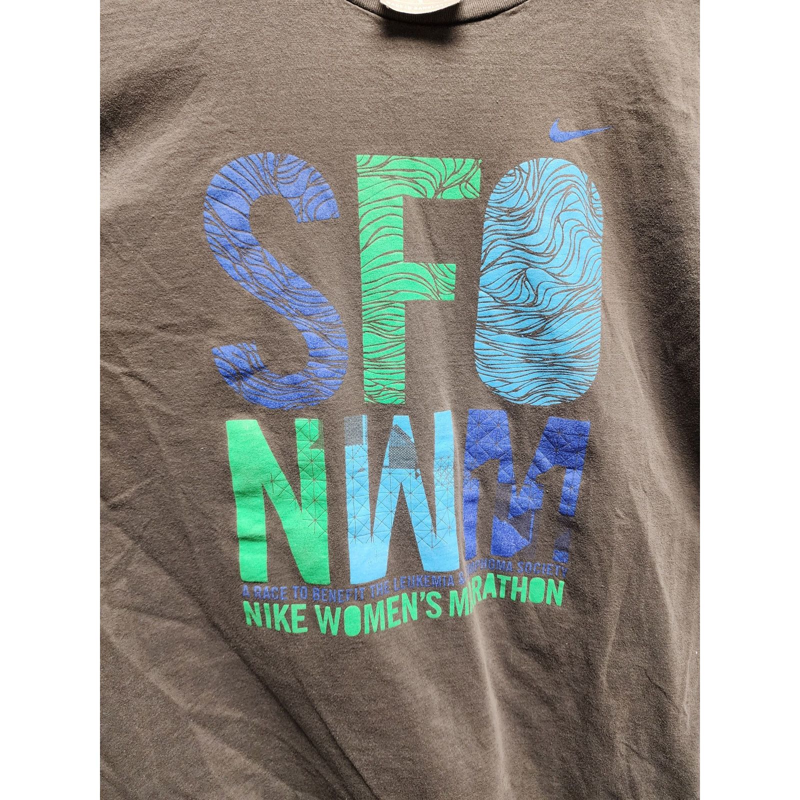 Nike Nike San Francisco Marathon Shirt Graphic Tee Gray Running L Size US L / EU 52-54 / 3 - 2 Thumbnail